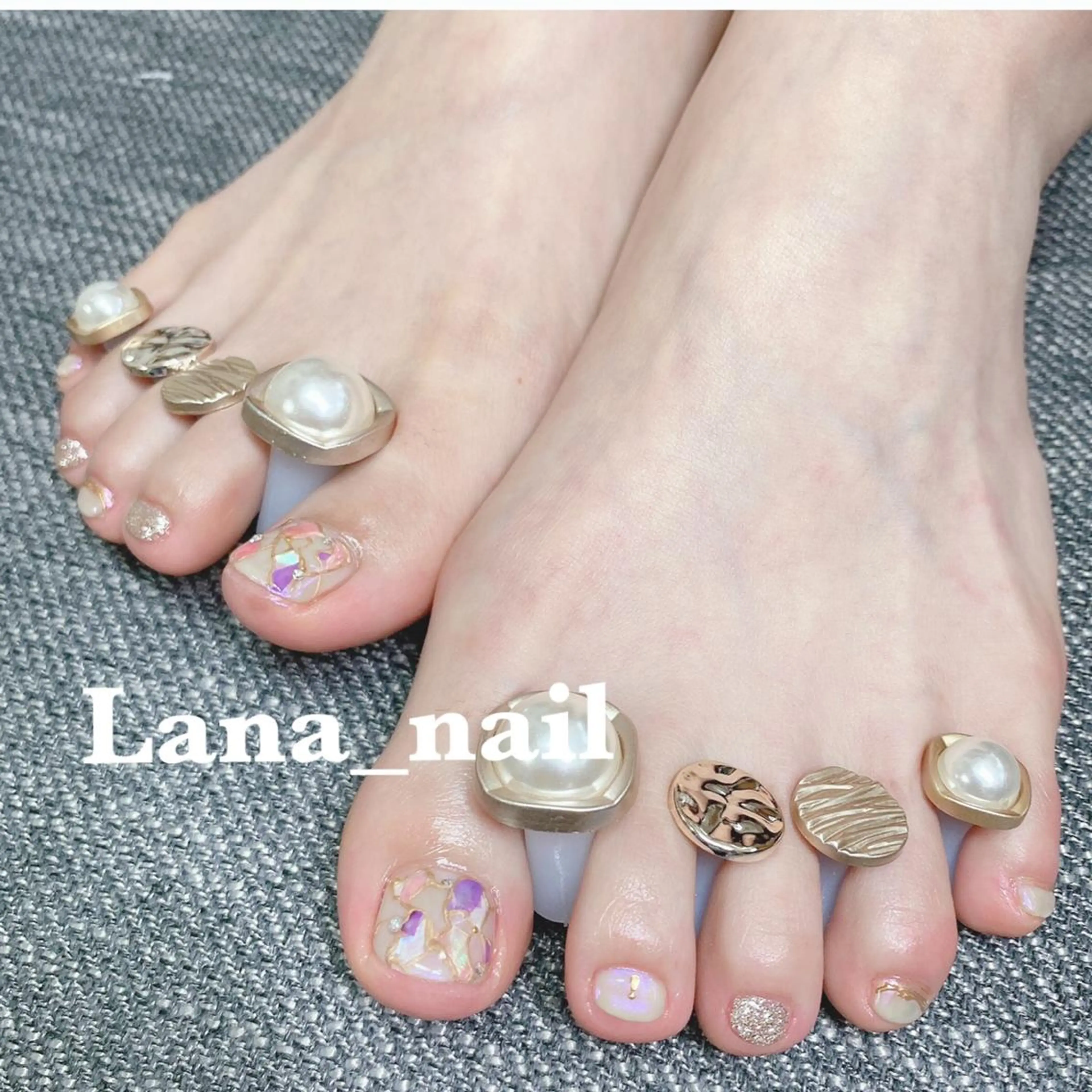 ネイル フットネイル Lana_ nailのネイルデザイン
