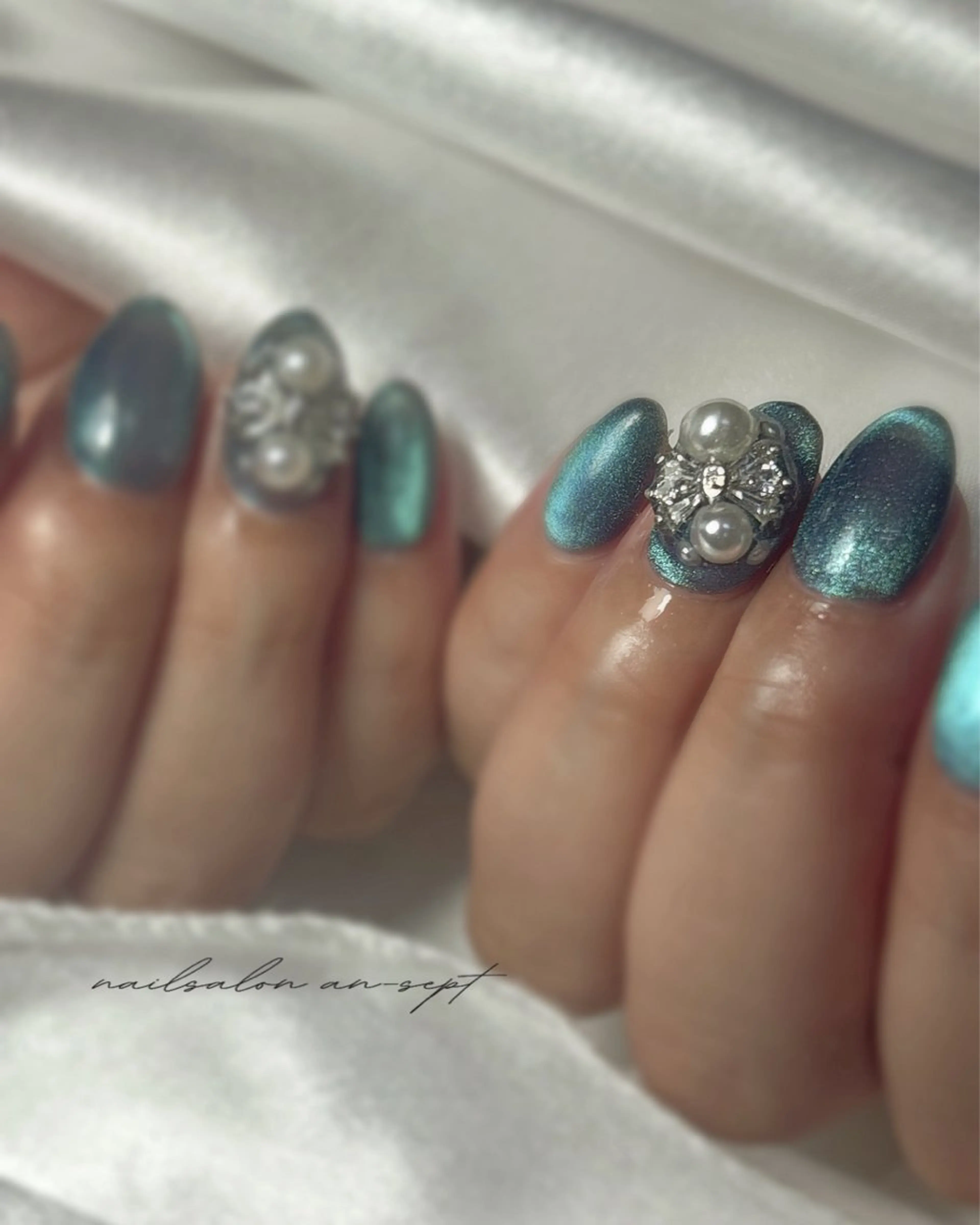 ロング ハンドネイル nailsalonan-SEPT.所属・nail salon an-SEPT.のネイルデザイン