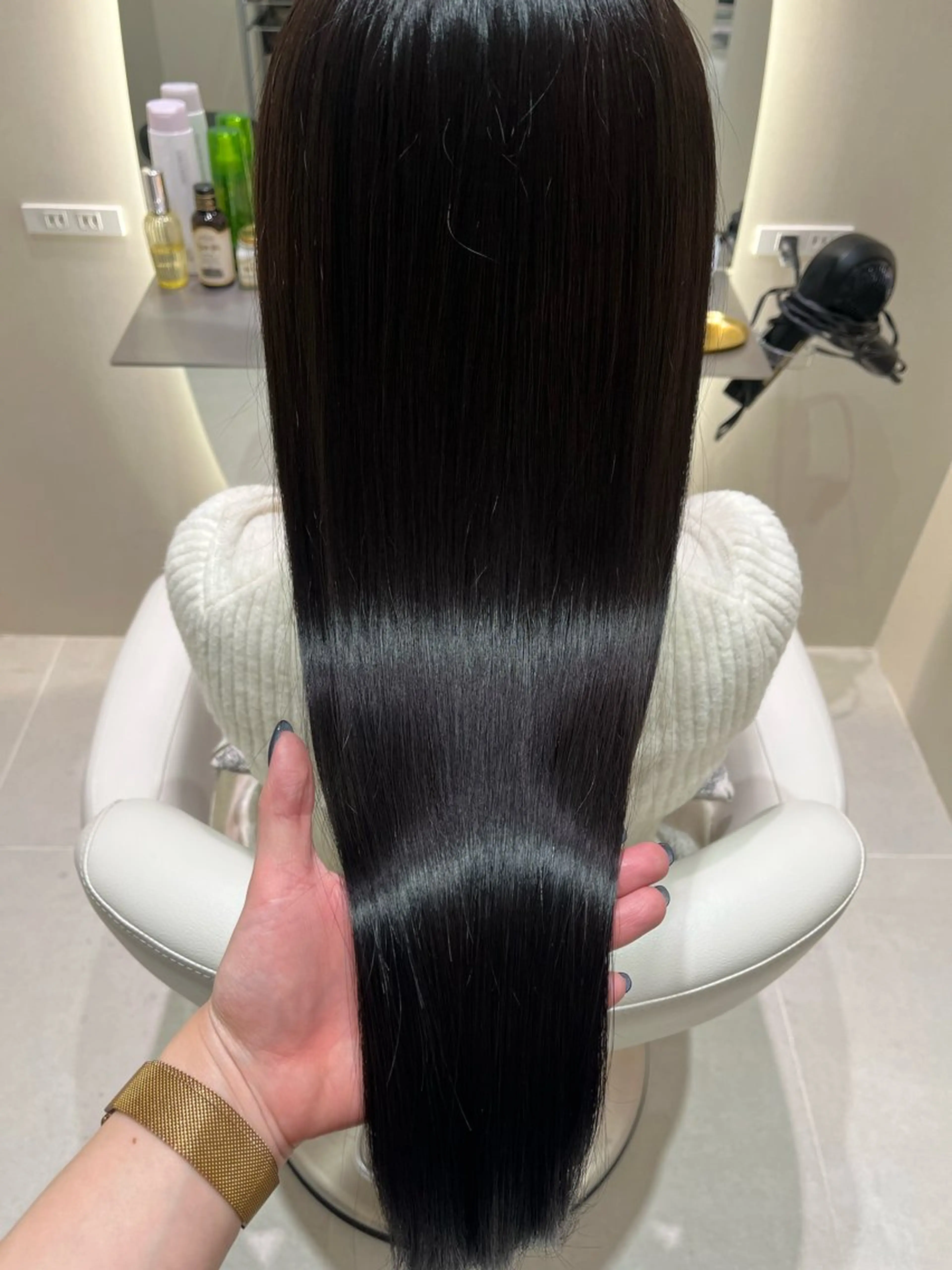 ロング カラー トリートメント SALOWIN京都河原町suite店所属・うる艶カラー／ 髪質改善／arisaのヘアスタイル