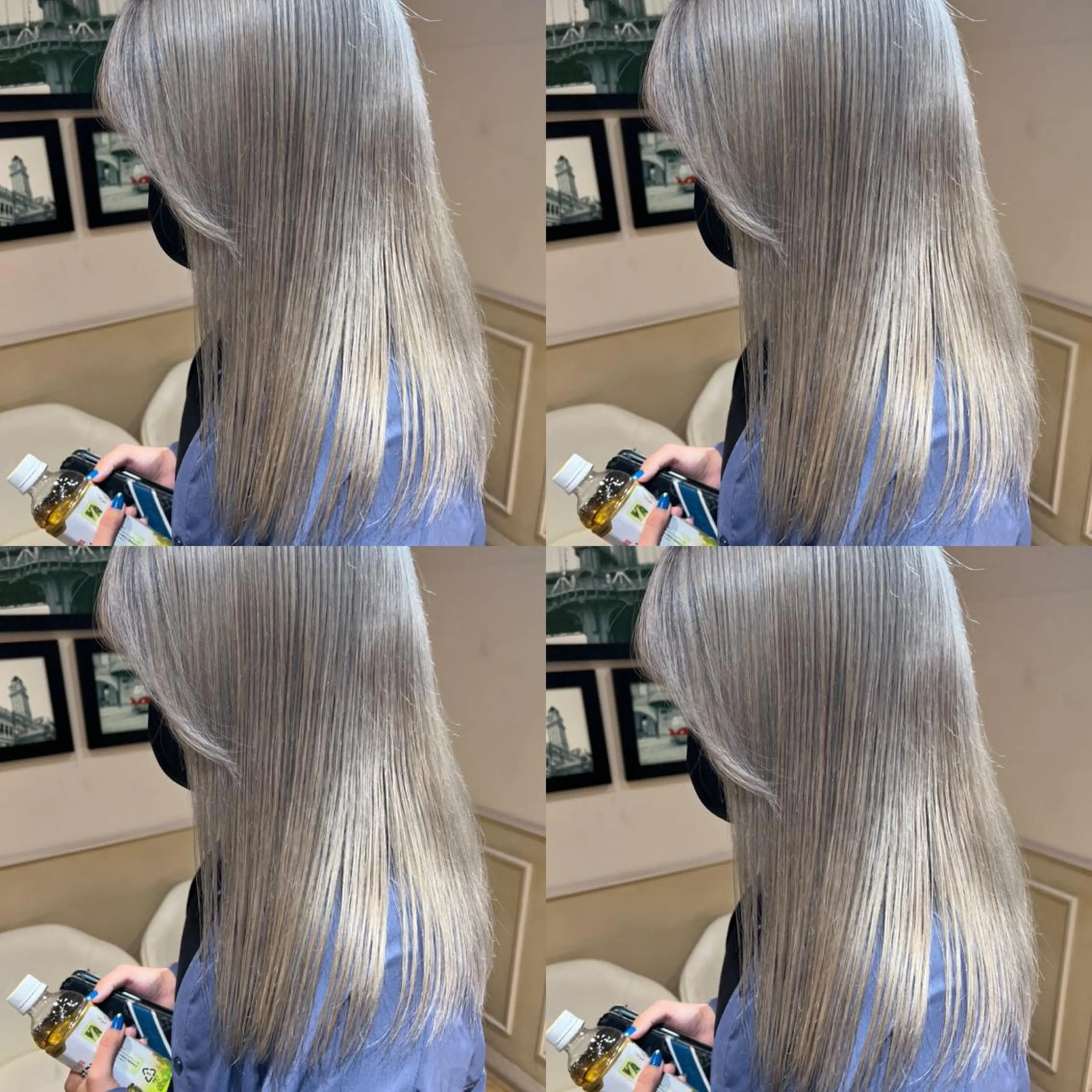 ミディアム カラー レイヤー×髪質改善 マネージャー安藤光司のヘアスタイル