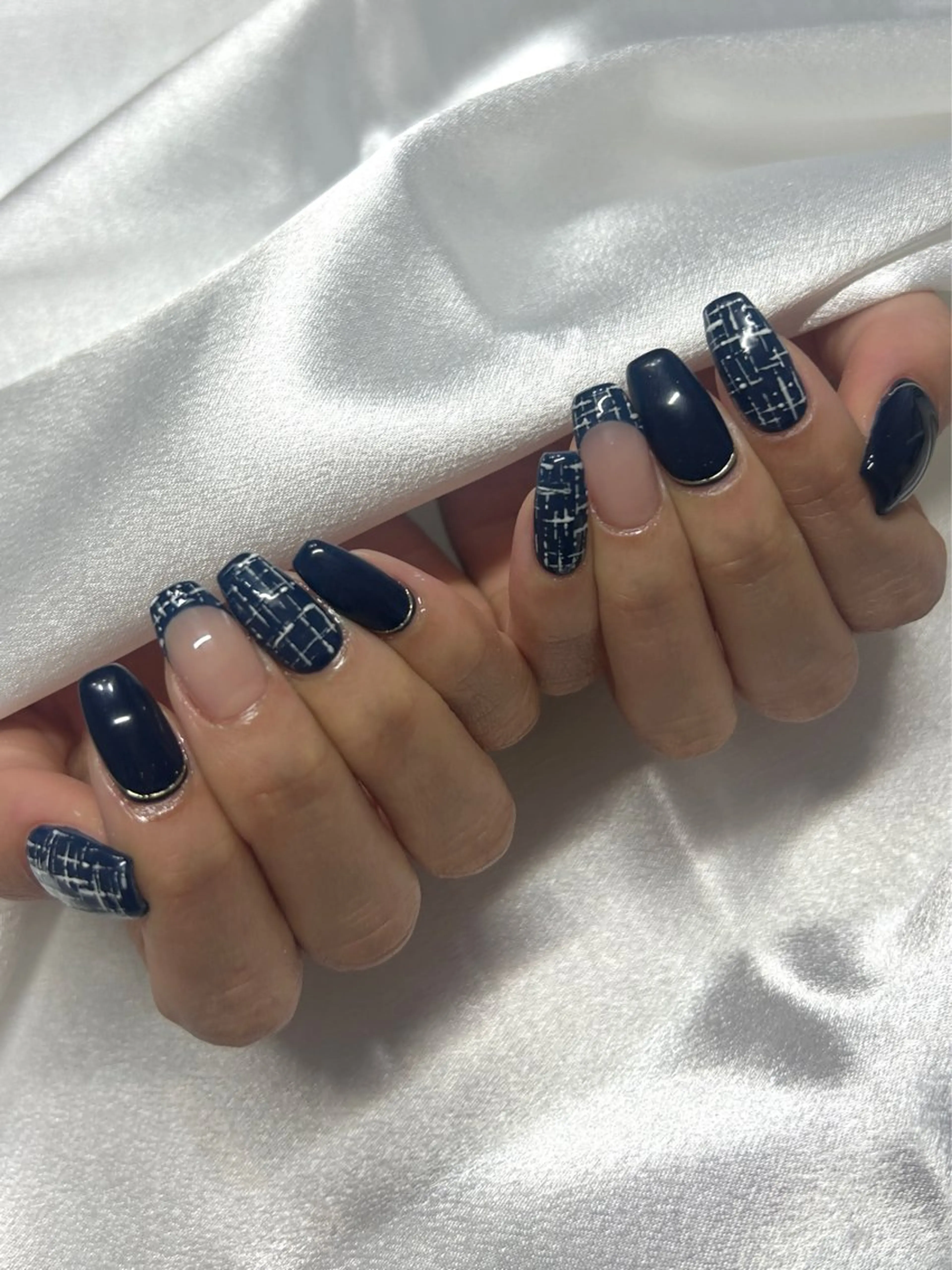 ネイル オフィスネイル シンプルネイル nail salon　coco no ne所属・coco no ne KANNAのネイルデザイン