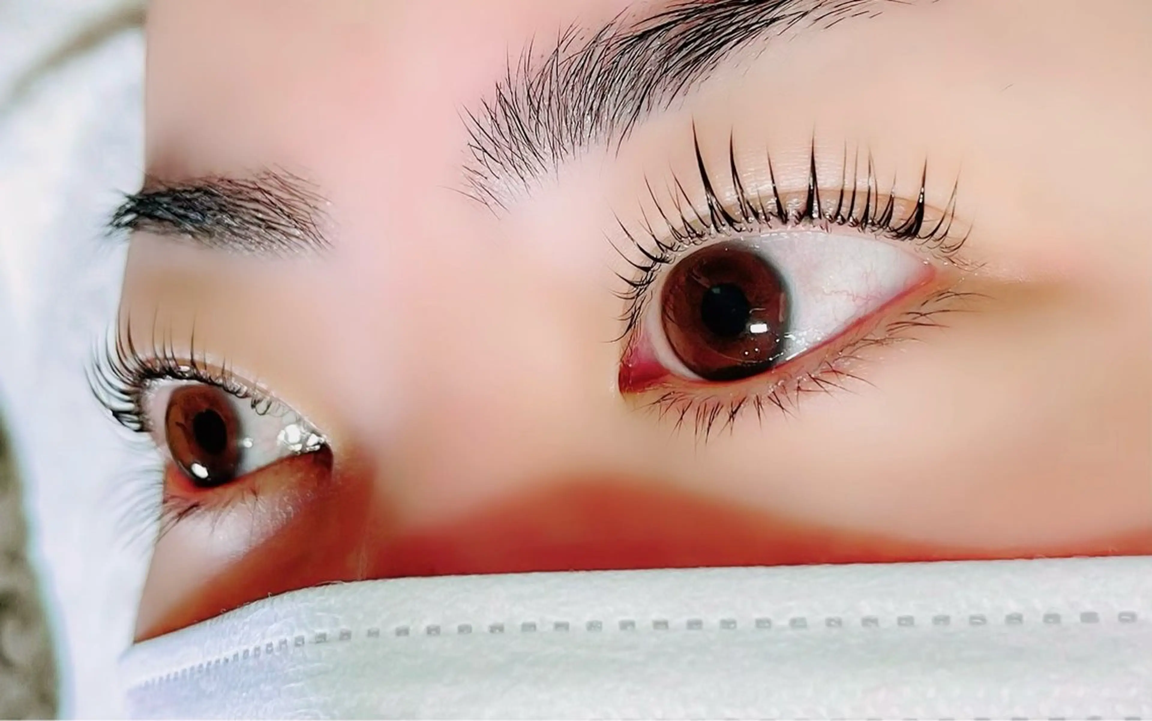 マツエク・マツパ フラットラッシュ パリジェンヌラッシュリフト まつげパーマ 一重×まつ毛パーマ ボリュームラッシュ マツパ Charme 五反田・不動前・目黒のマツエク・マツパデザイン