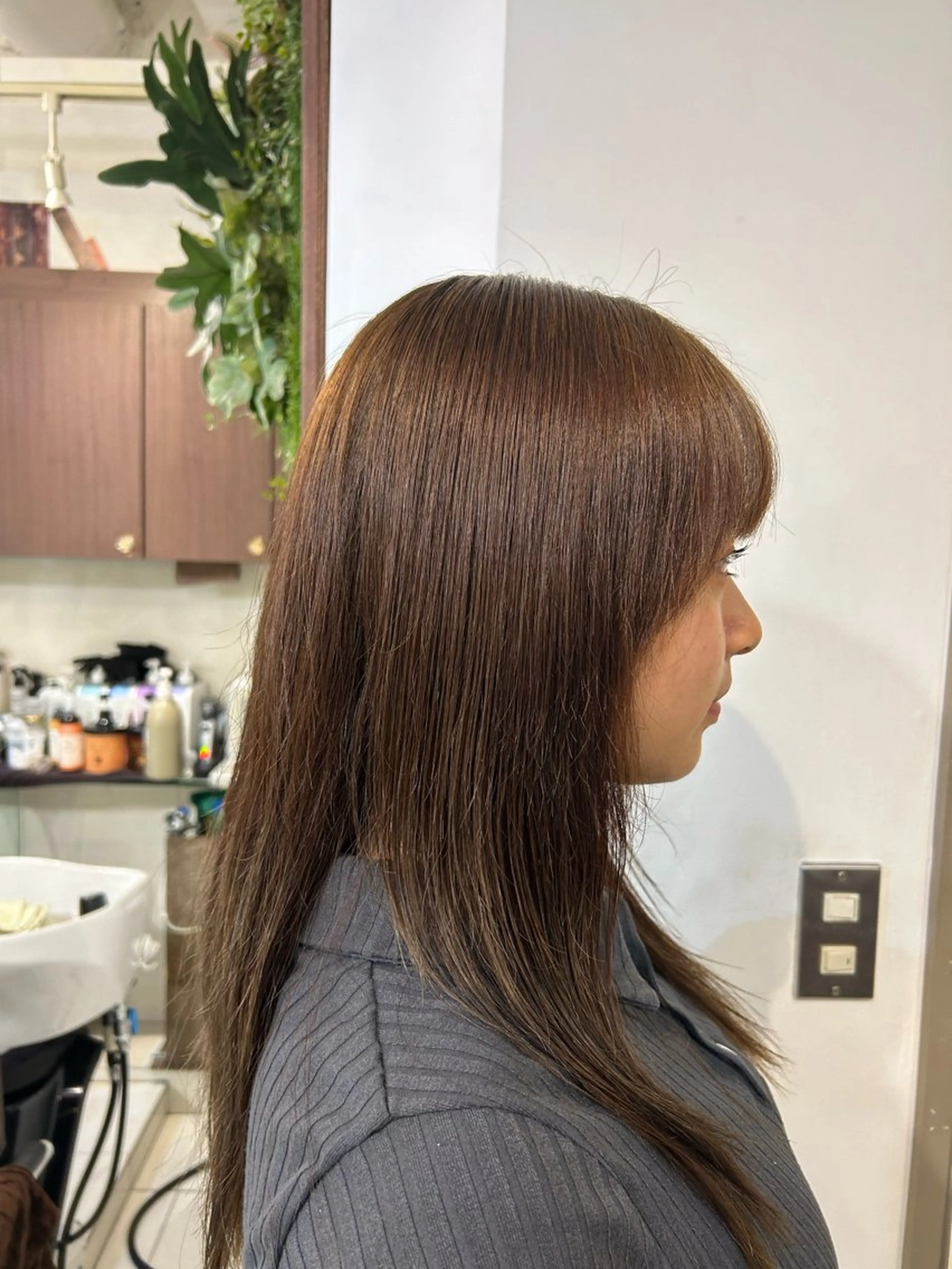 ロング 縮毛矯正 bauhaus hair所属・Kurumi☆彡 練馬バウハウスヘアのヘアスタイル