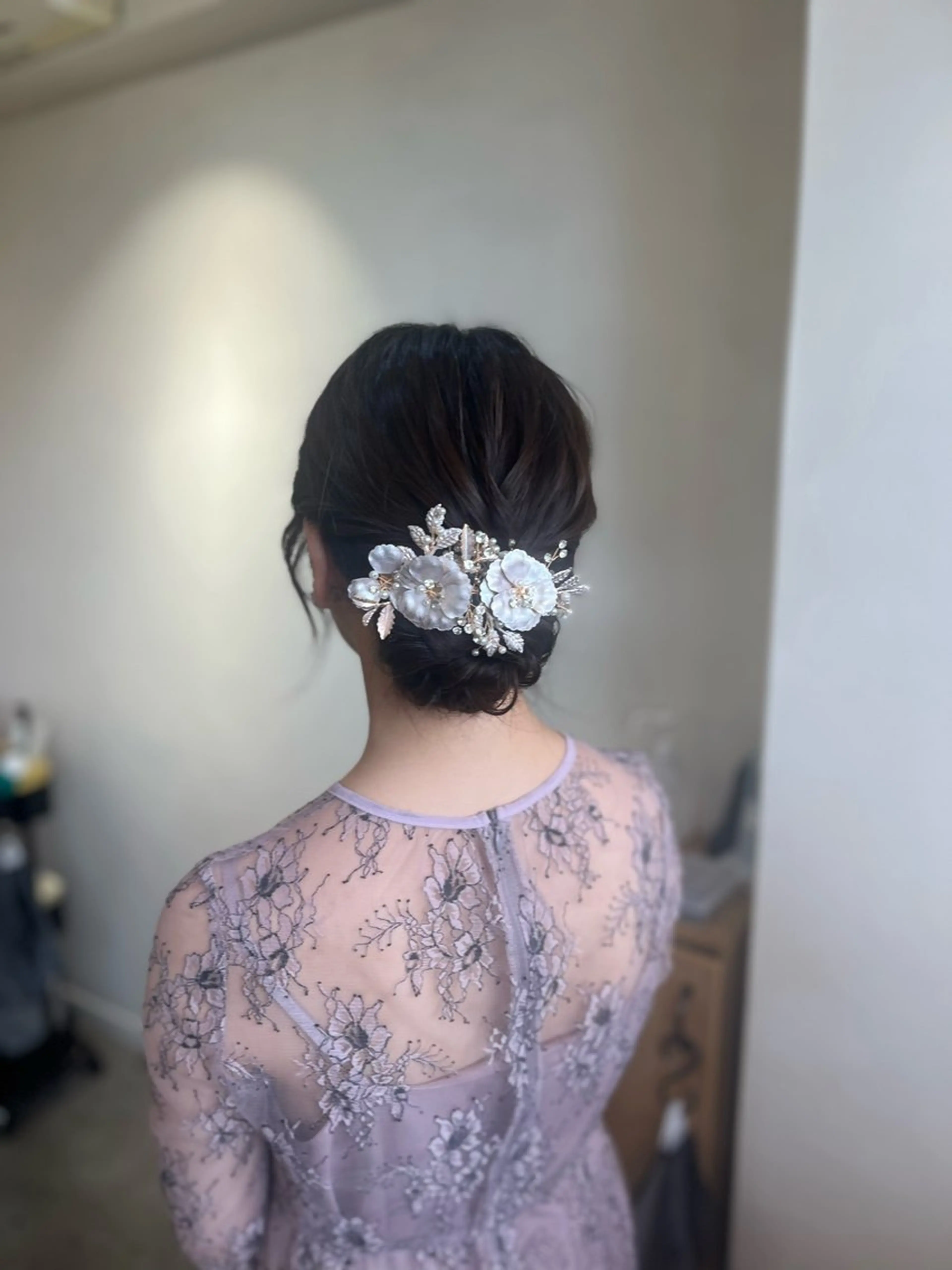 セミロング 塩川ももこ/ 縮毛矯正/ヘアセットのヘアスタイル