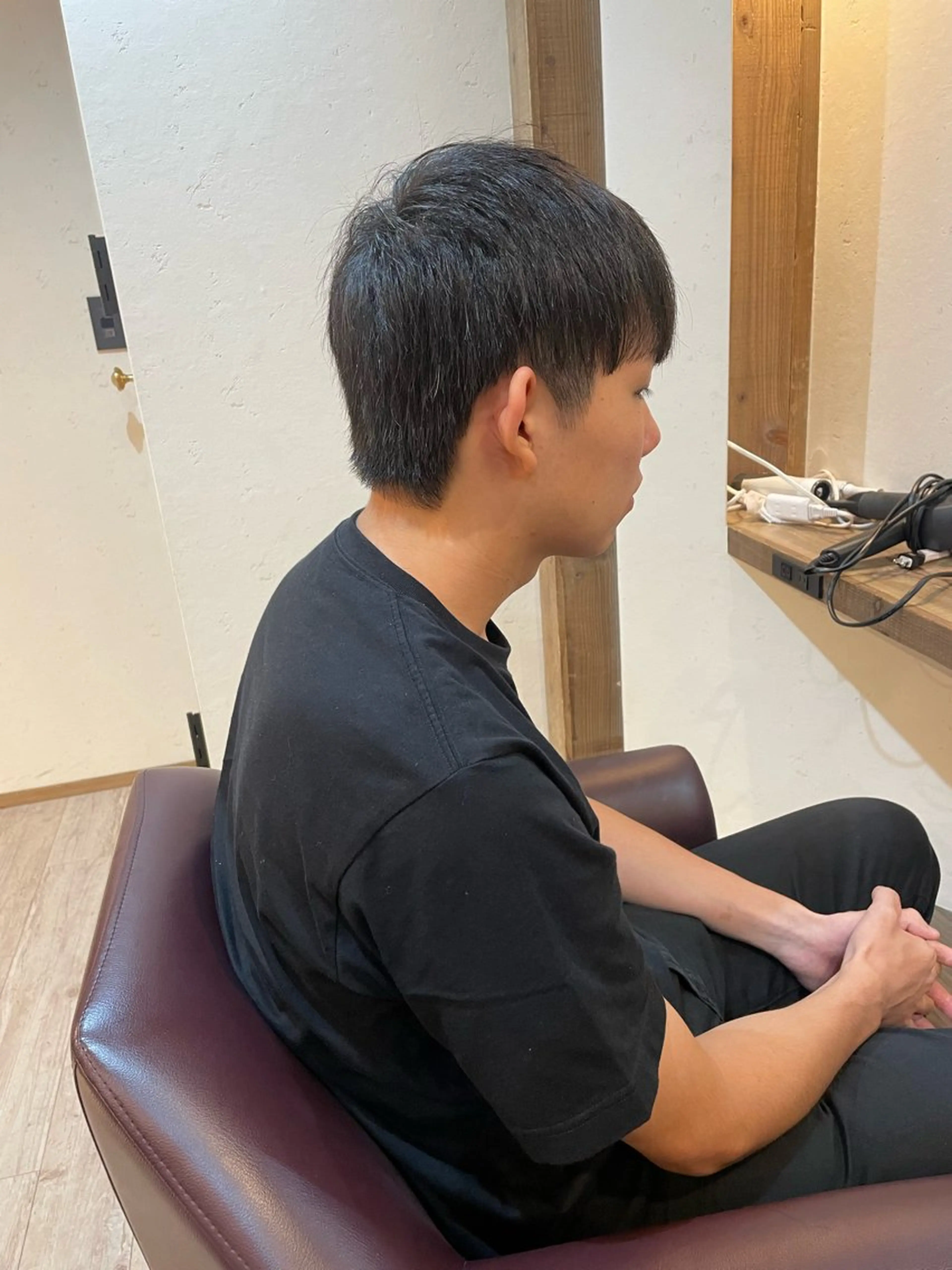 ショート メンズ 渋谷 留菜のヘアスタイル