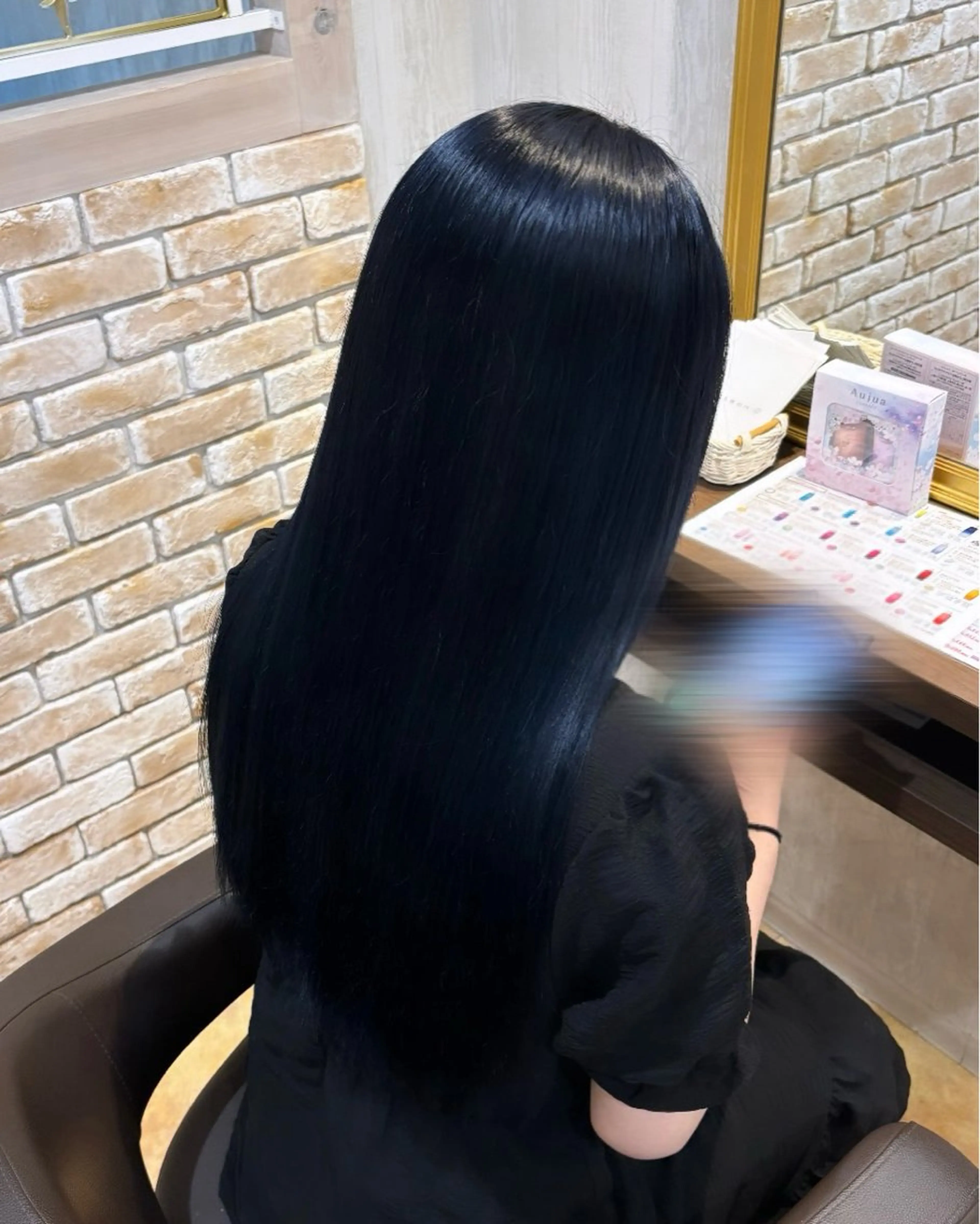 ロング カラー ヘアカラー トリートメント yui🥀/ボブ /ブリーチなしカラーのヘアスタイル