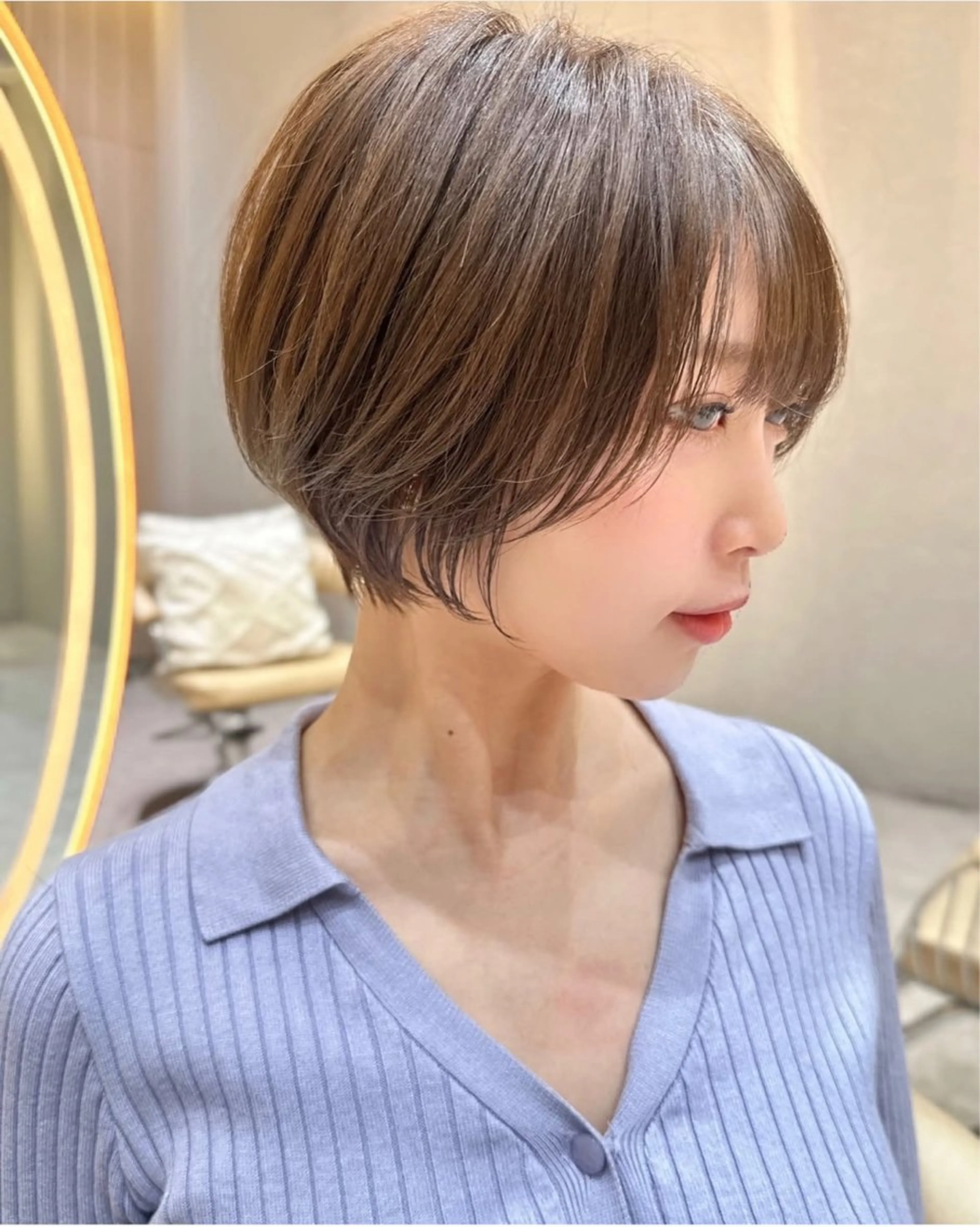 ショート 透明感カラー/ 髪質改善/松沢州途のヘアスタイル