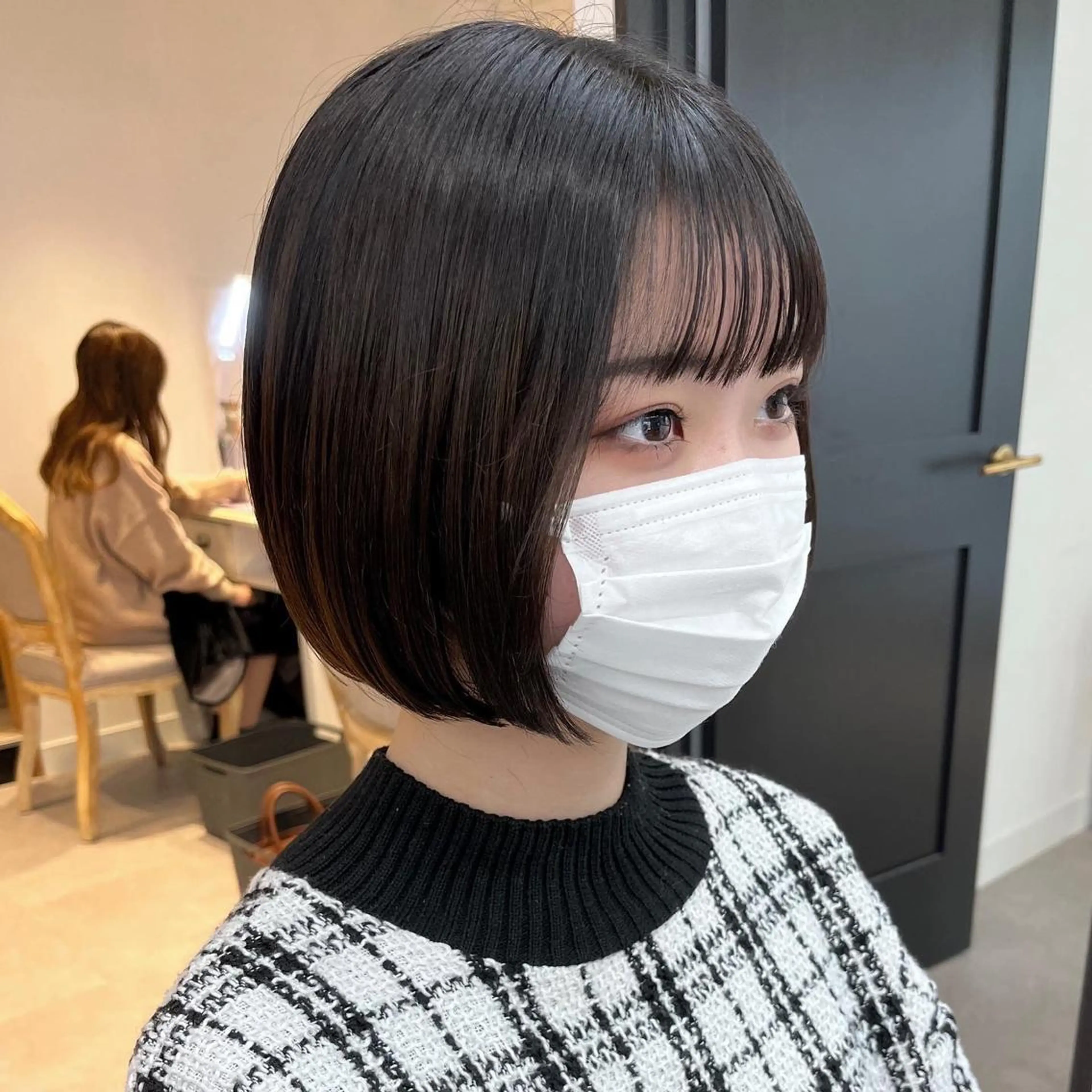 ショート カラー パーマ ヘアアレンジ メンズ キッズ ネイル マツエク・マツパ アイブロウ トリートメント 横浜Bob美容師🤎 ERINAのヘアスタイル