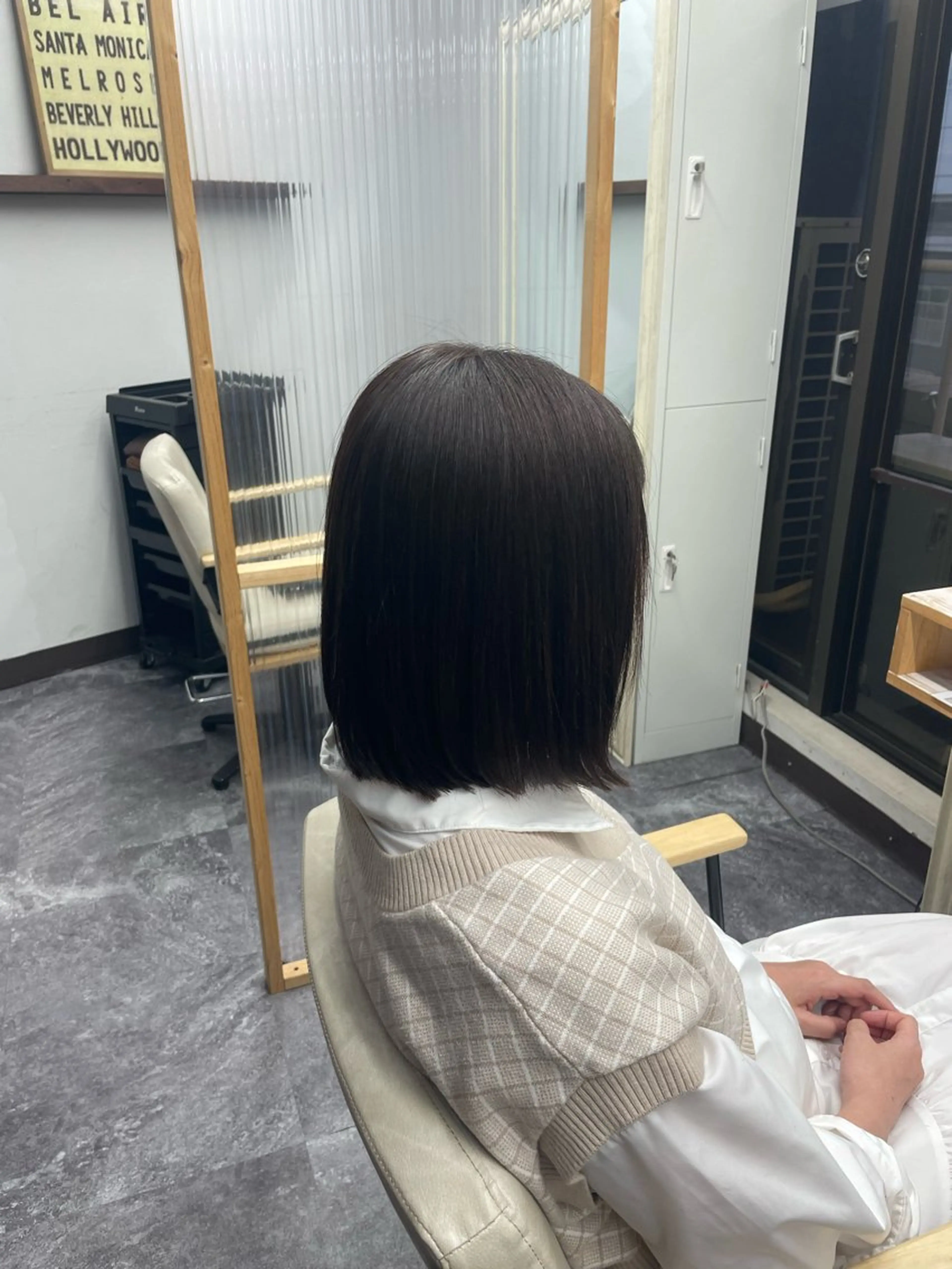 カラー ベージュカラー ブラウンカラー ヘアカラー トリートメント SFIDA みつえのヘアスタイル