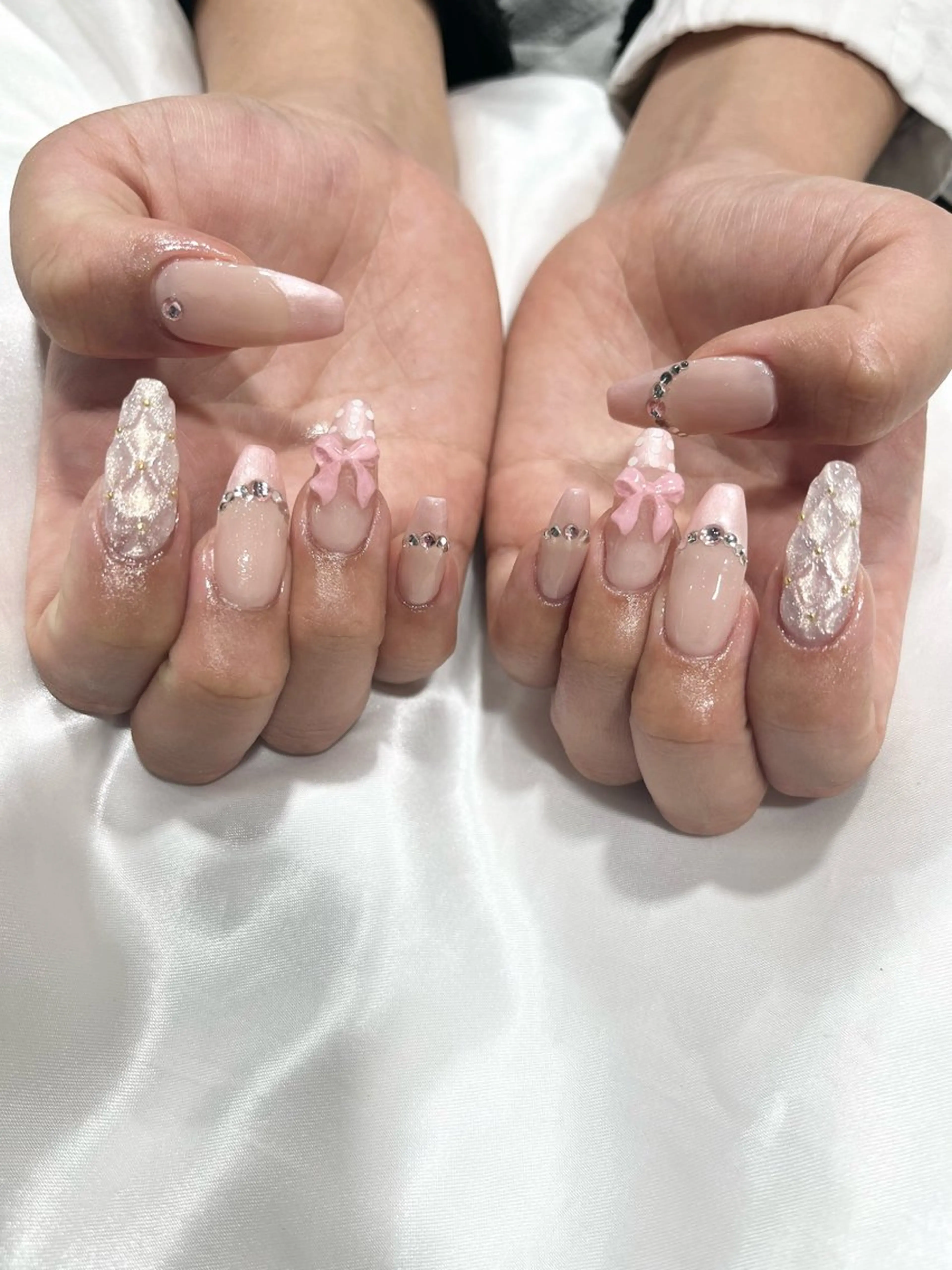 ネイル アートネイル ガーリー ハンドネイル nailsister ただのネイルデザイン