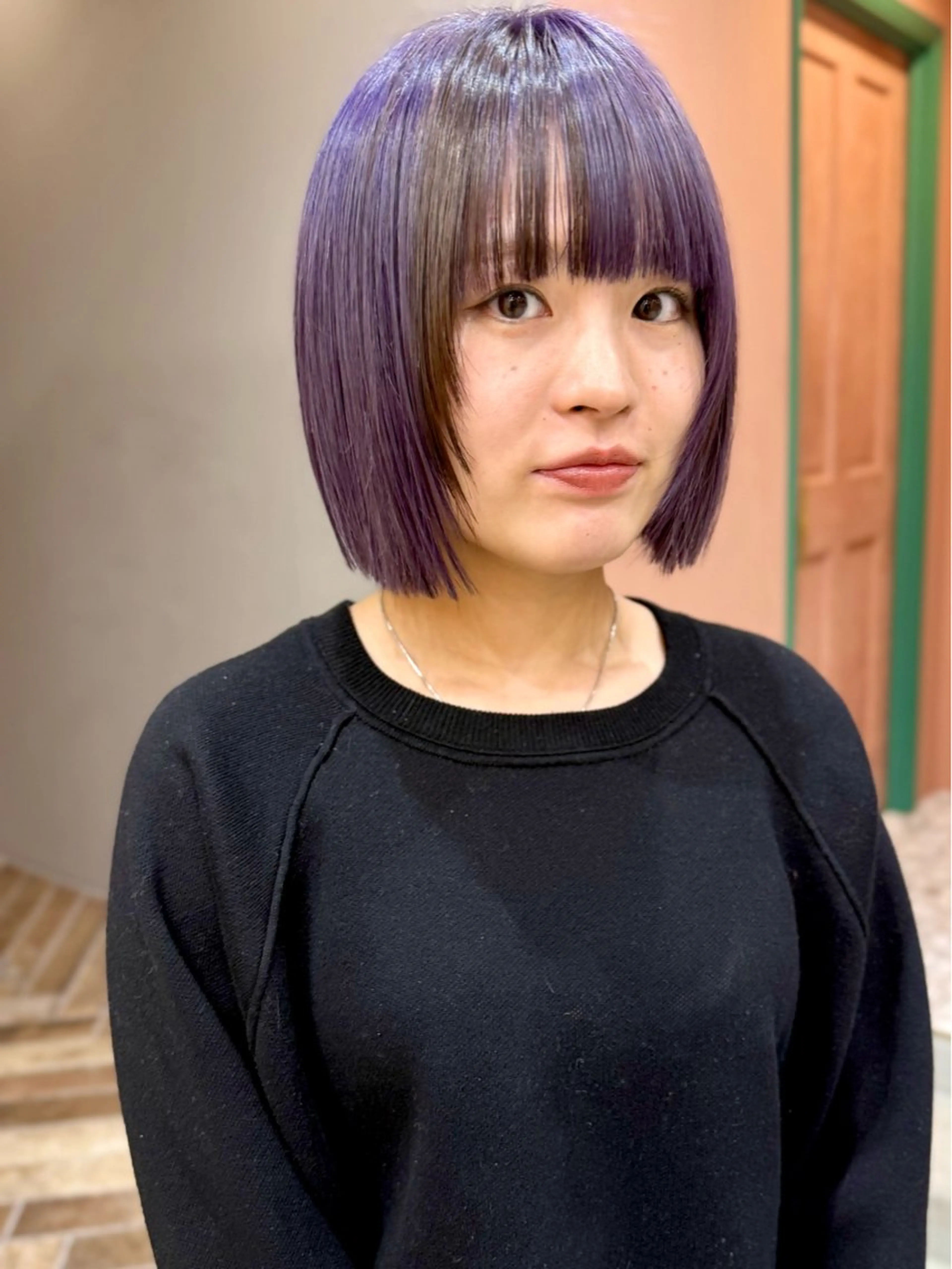 ショート ヘアカラー トリートメント Saki 🍋透明感 カラー/レイヤーのヘアスタイル