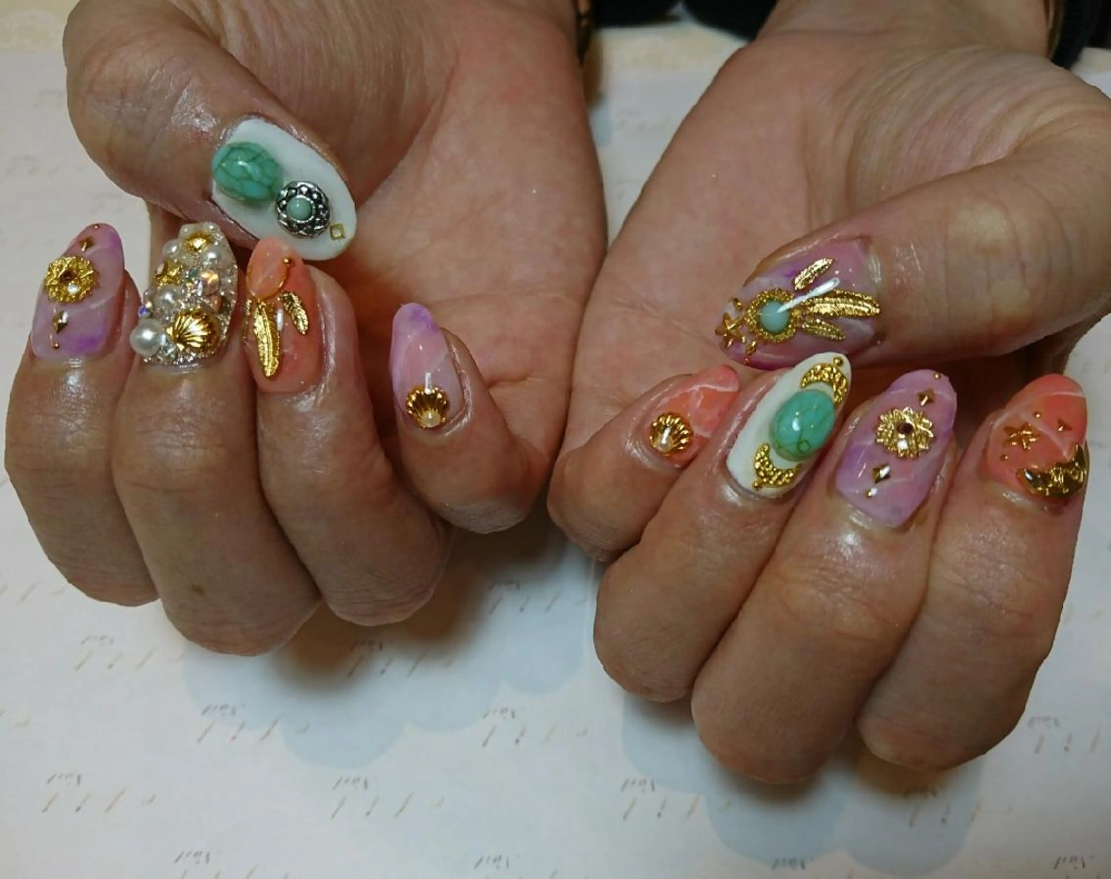 ネイル 持ち込み みー shakushiroのネイルデザイン