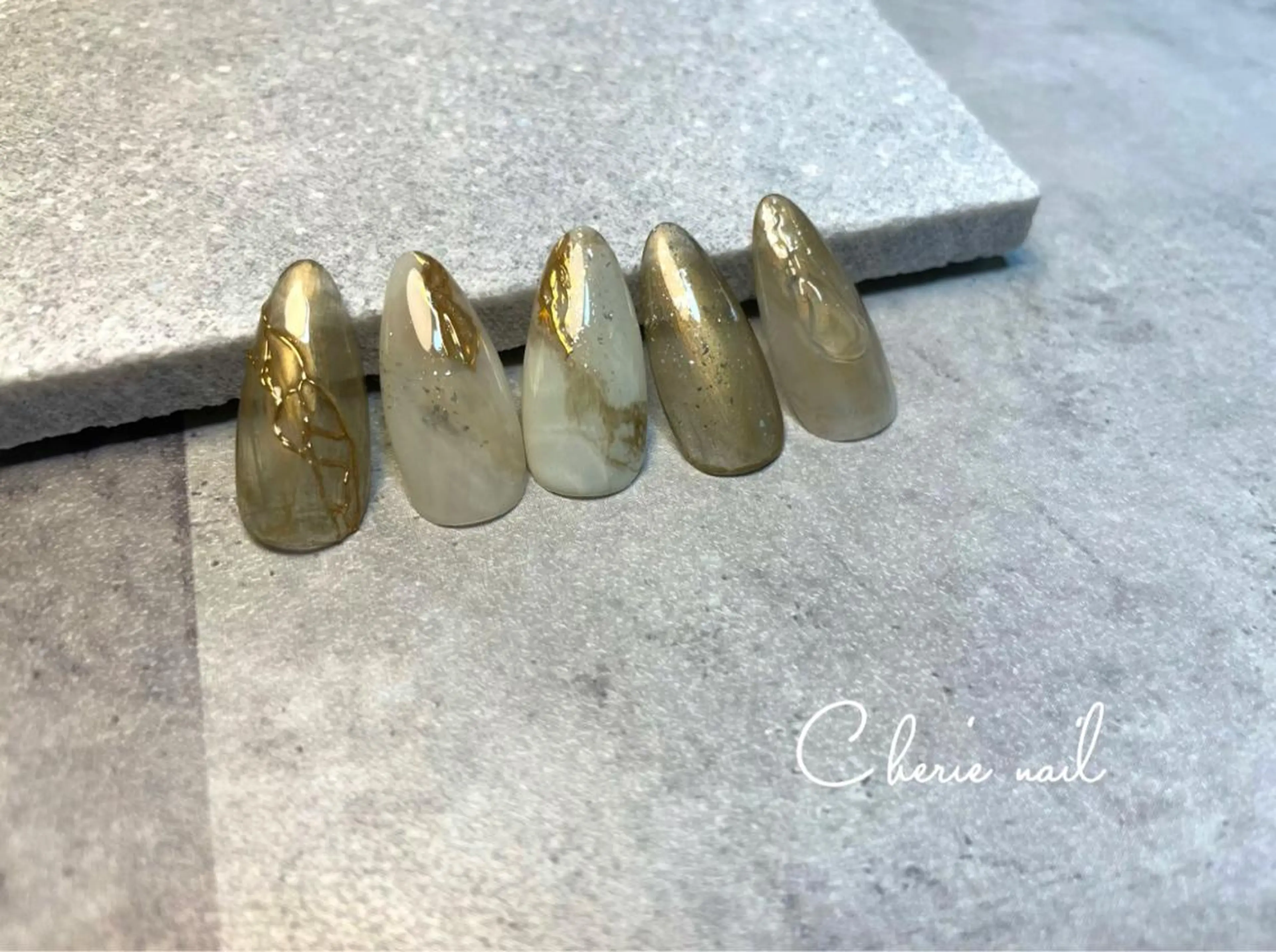 ネイル ニュアンスネイル Cherienail yunaのネイルデザイン