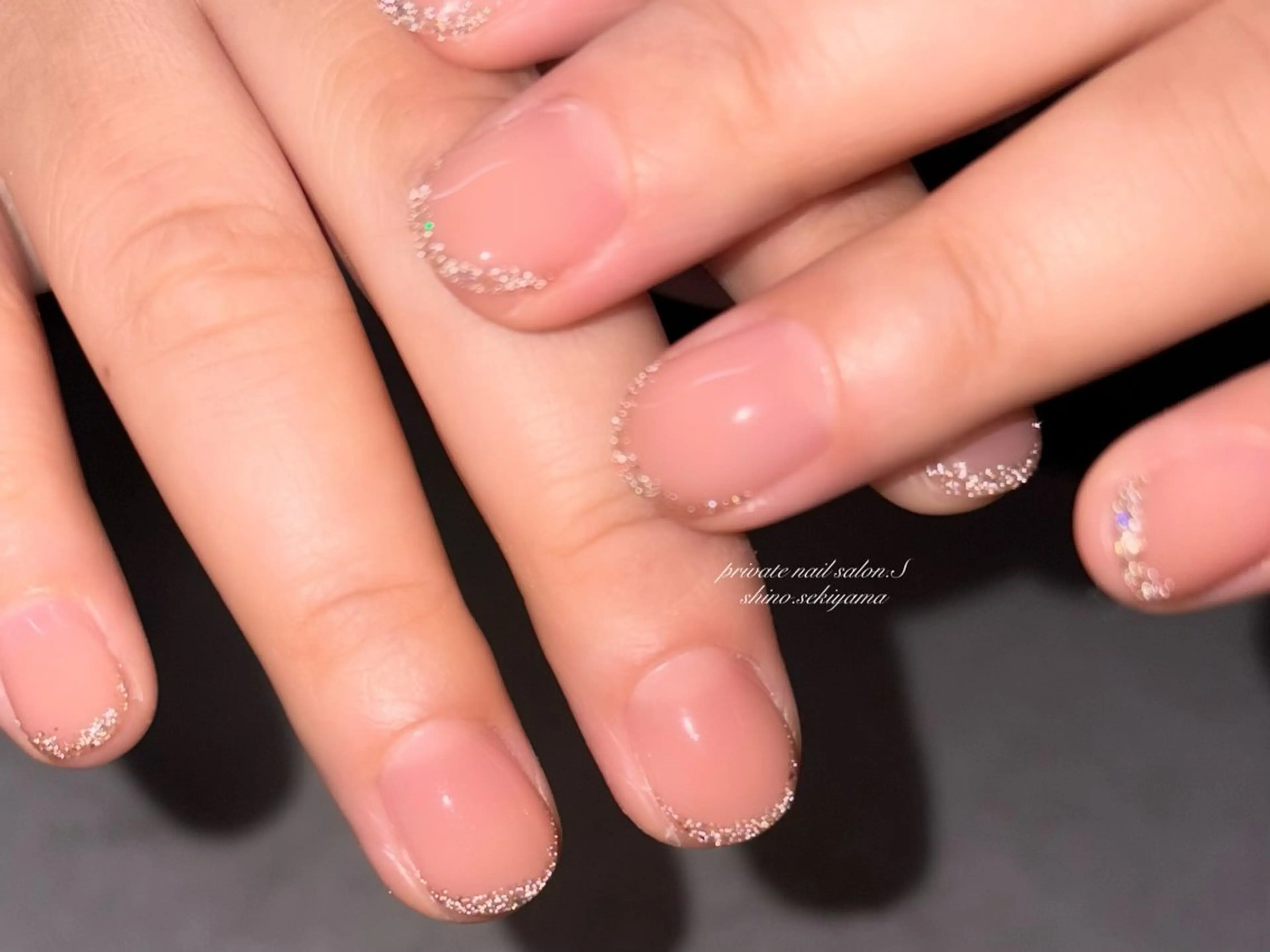 ネイル フレンチネイル ハンドネイル 関山 志乃のネイルデザイン