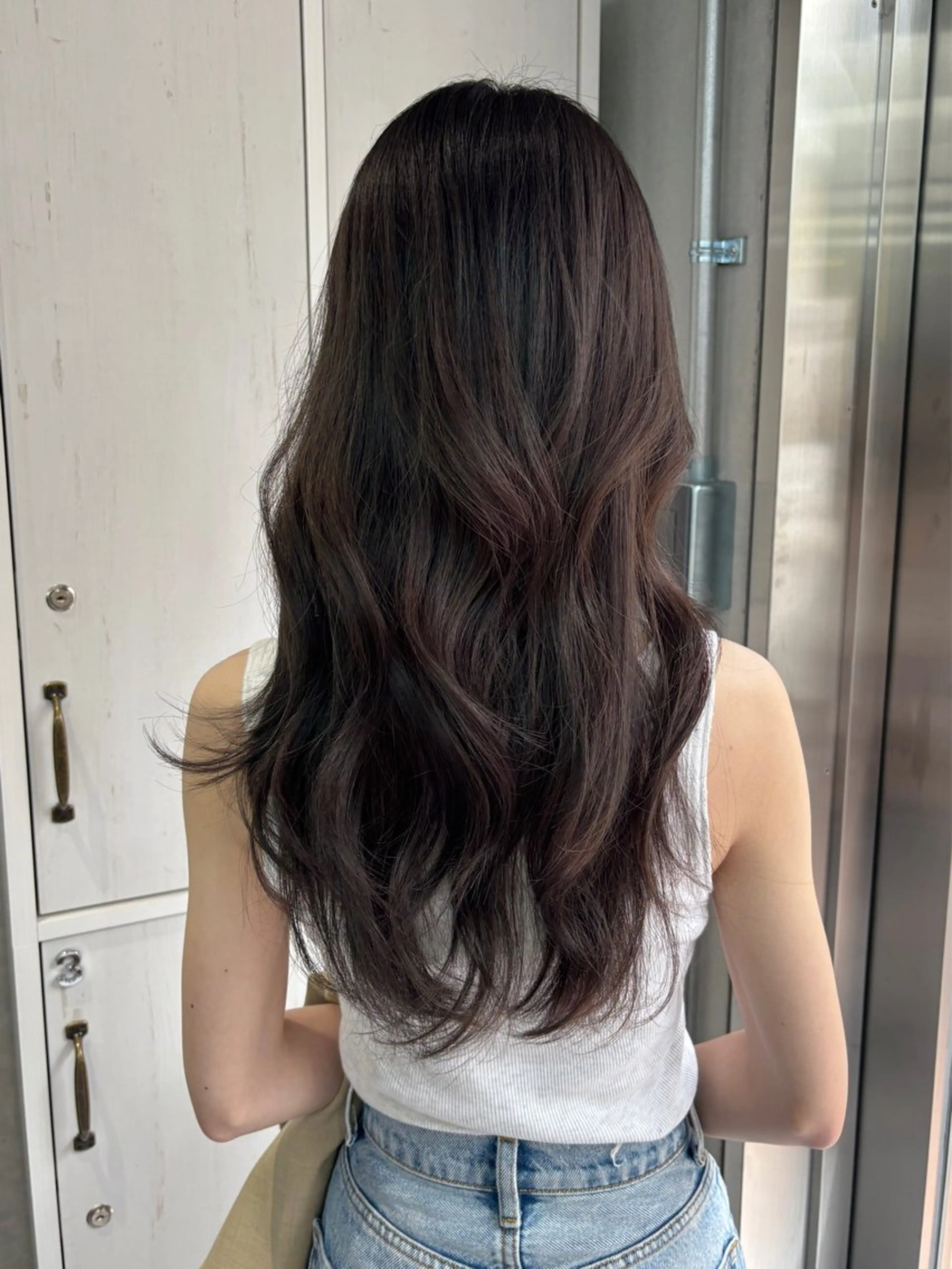 ロング カラー グレージュ レイヤーカット Halo所属・玖須 綾音 /柔らかい海外ヘア♡のヘアスタイル