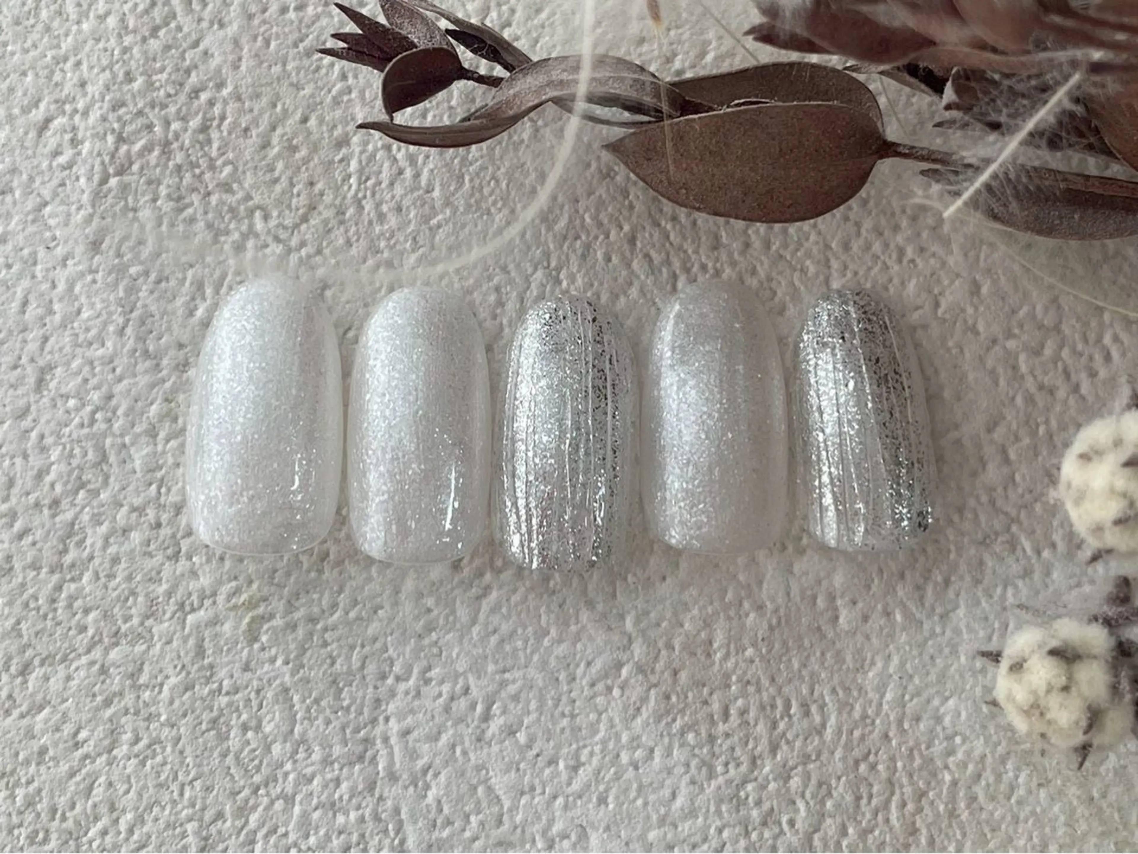 ネイル オーロラネイル フットネイル フレンチネイル ジェルネイル グラデーション ハンドネイル Mogu nail 二子玉川のネイルデザイン