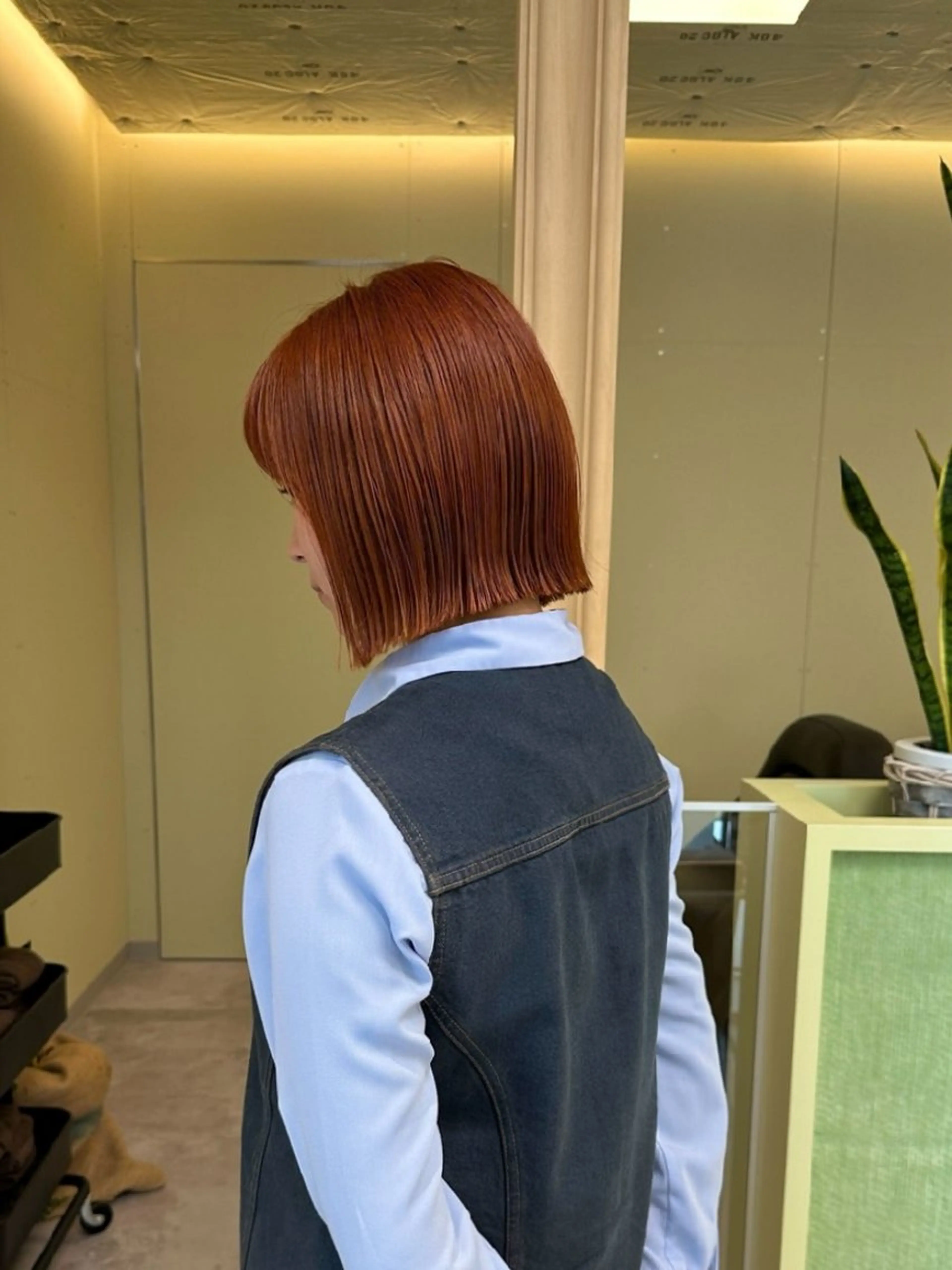 ショート ボブ ヘアカラー トリートメント 🌈扱いやすいボブ /ブリーチ🌈のヘアスタイル