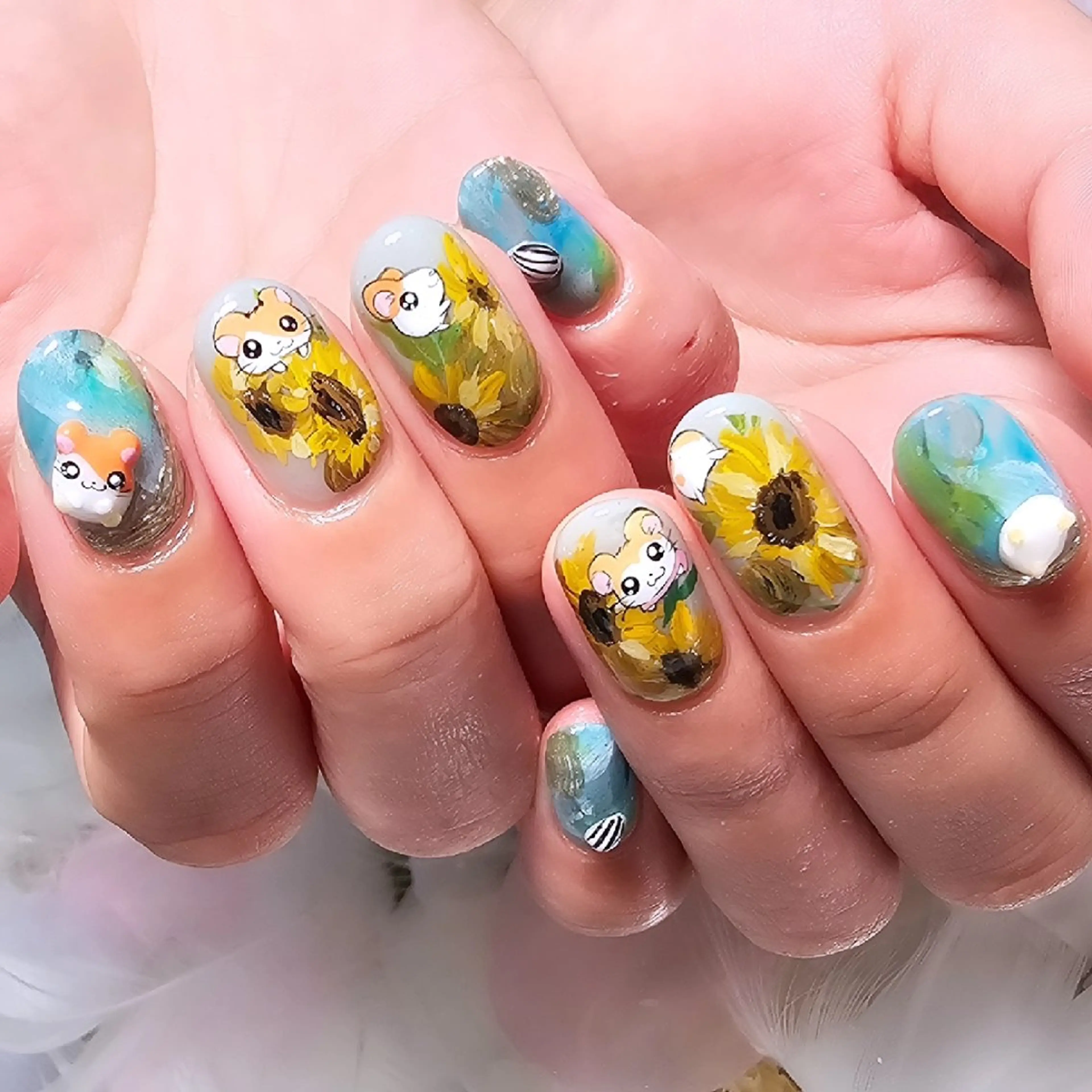 ネイル アートネイル ジェルネイル ネイルチップ おで@ oderi_nailのネイルデザイン