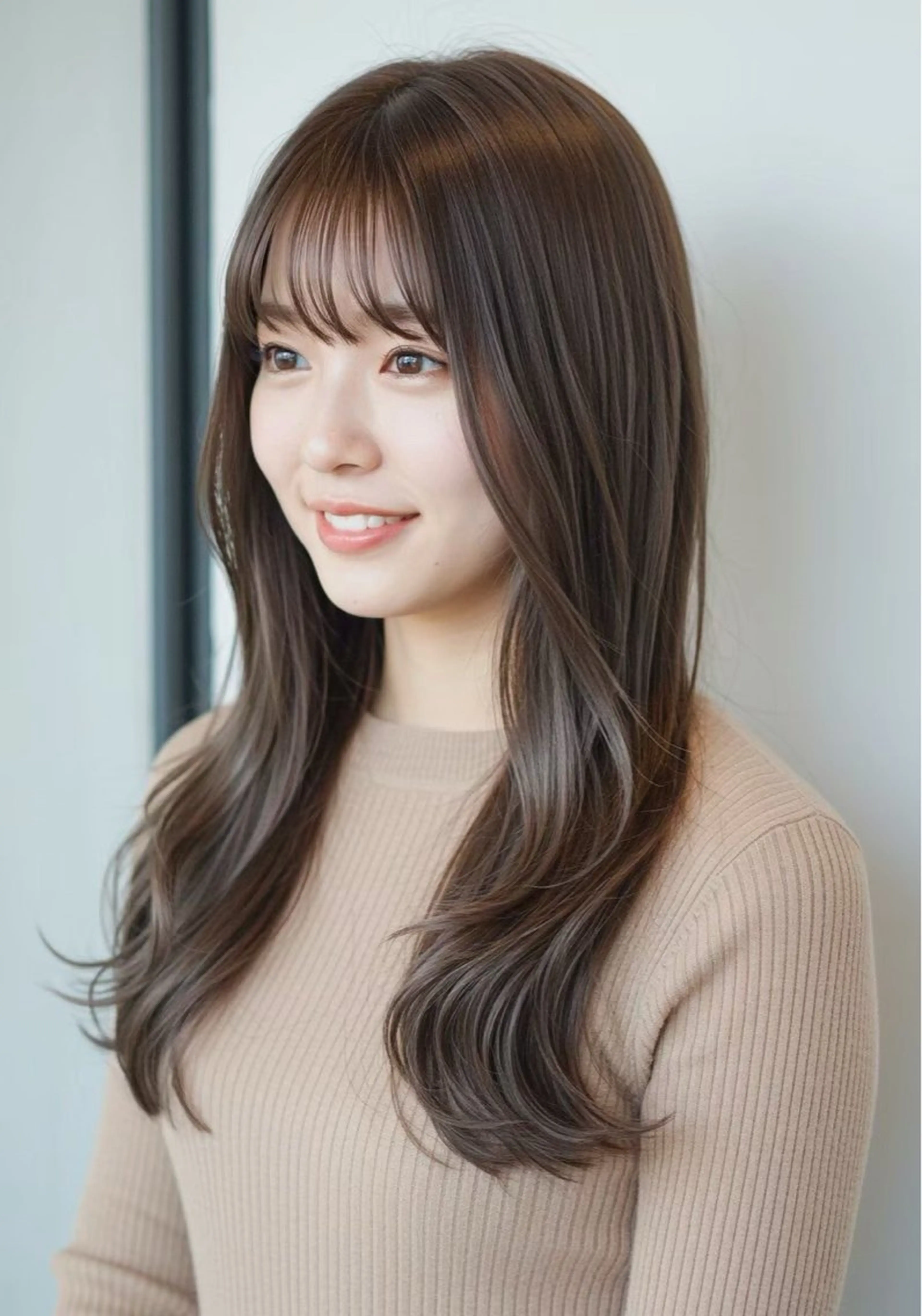 ロング ヘアカラー エリアマネージャー 復活の大澤竜馬のヘアスタイル