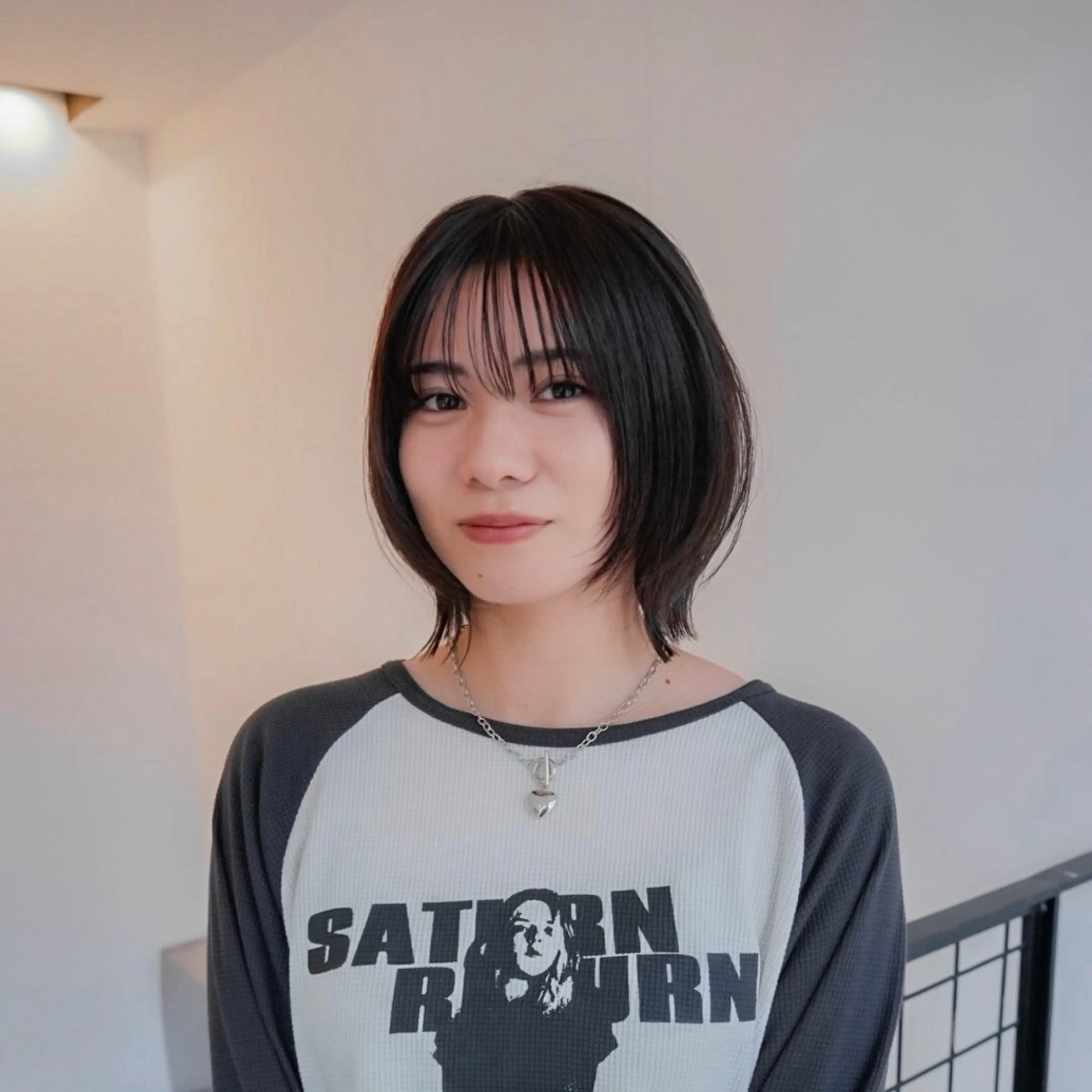 ミディアム カラー ボブレイヤー ボブ くびれヘア レイヤーカット quon RYUYA /レイヤー✂️のその他イメージ