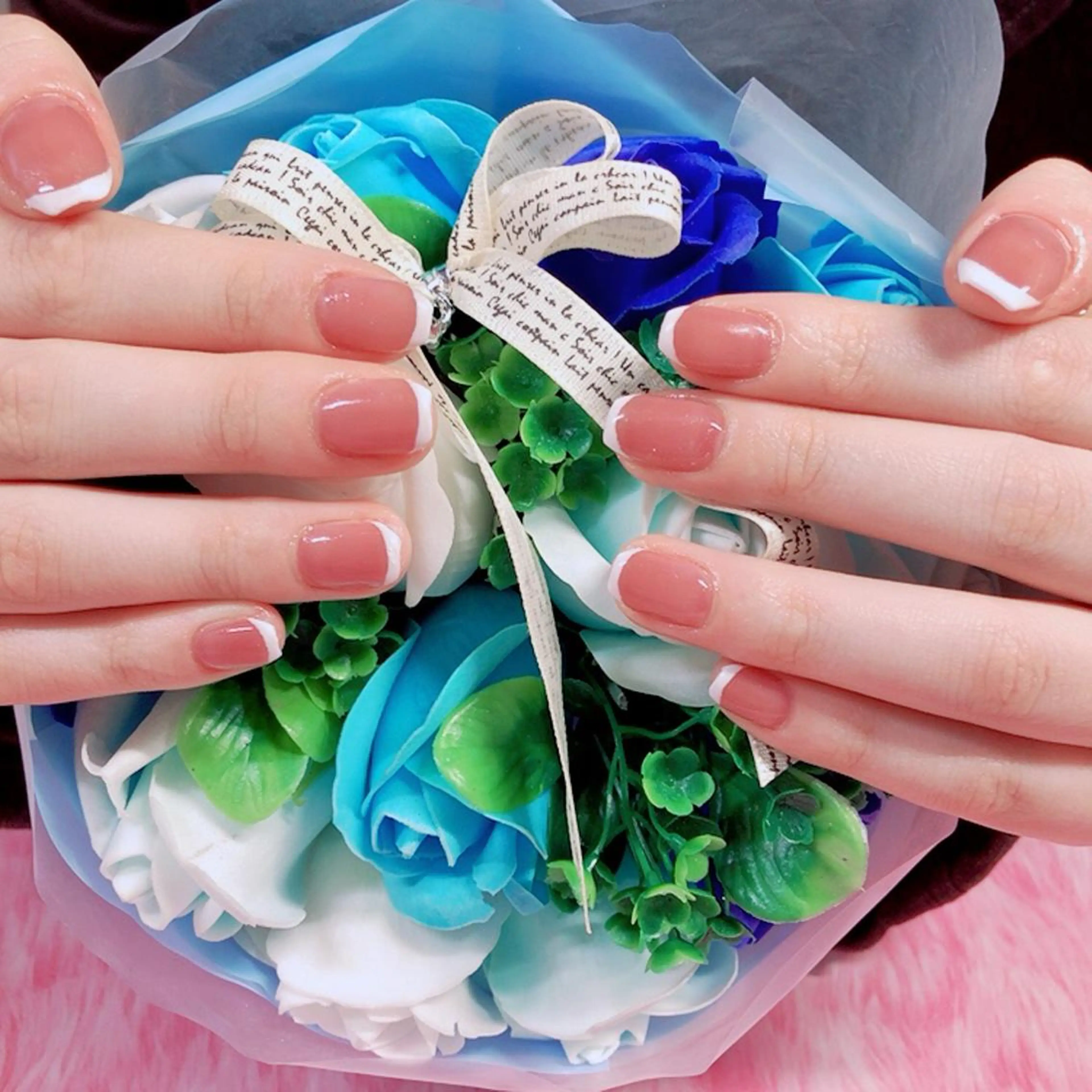 ネイル フレンチネイル 奥園 良恵のネイルデザイン