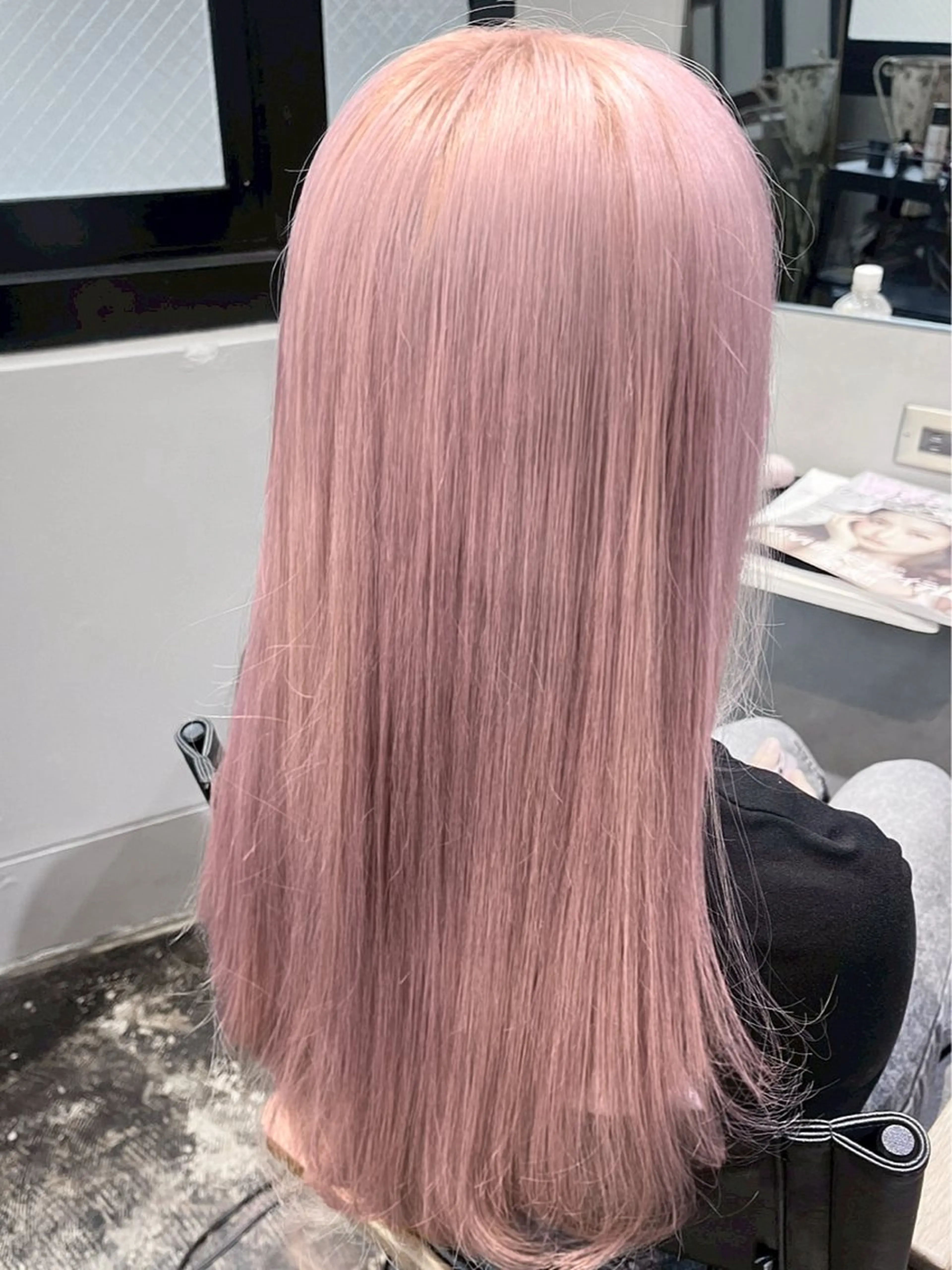 ロング カラー カット ヘアカラー トリートメント ハイトーン/韓国風/ 艶髪/吉祥寺のヘアスタイル