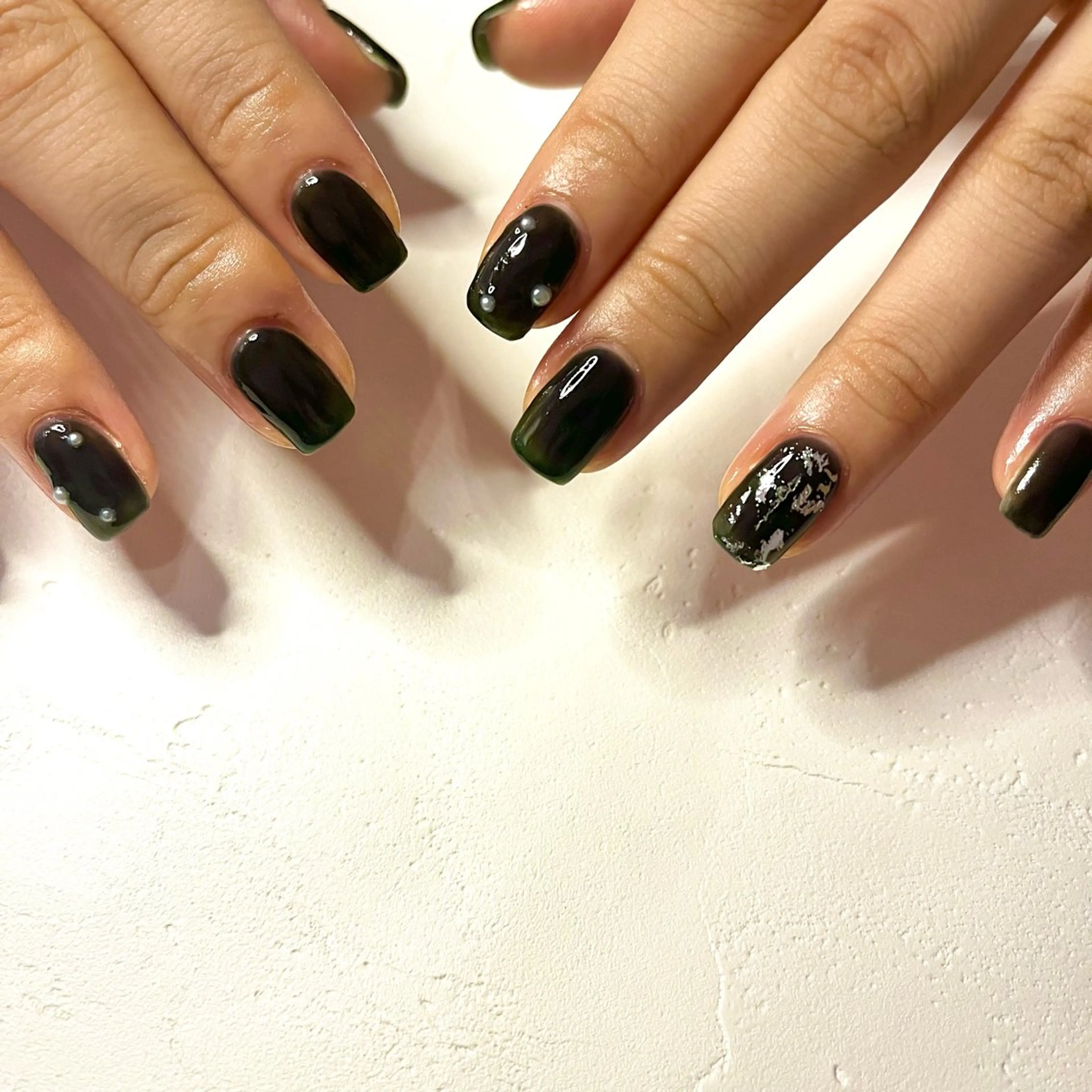 ネイル ジェルネイル ワンカラーネイル パラジェル ハンドネイル nail slow.のネイルデザイン