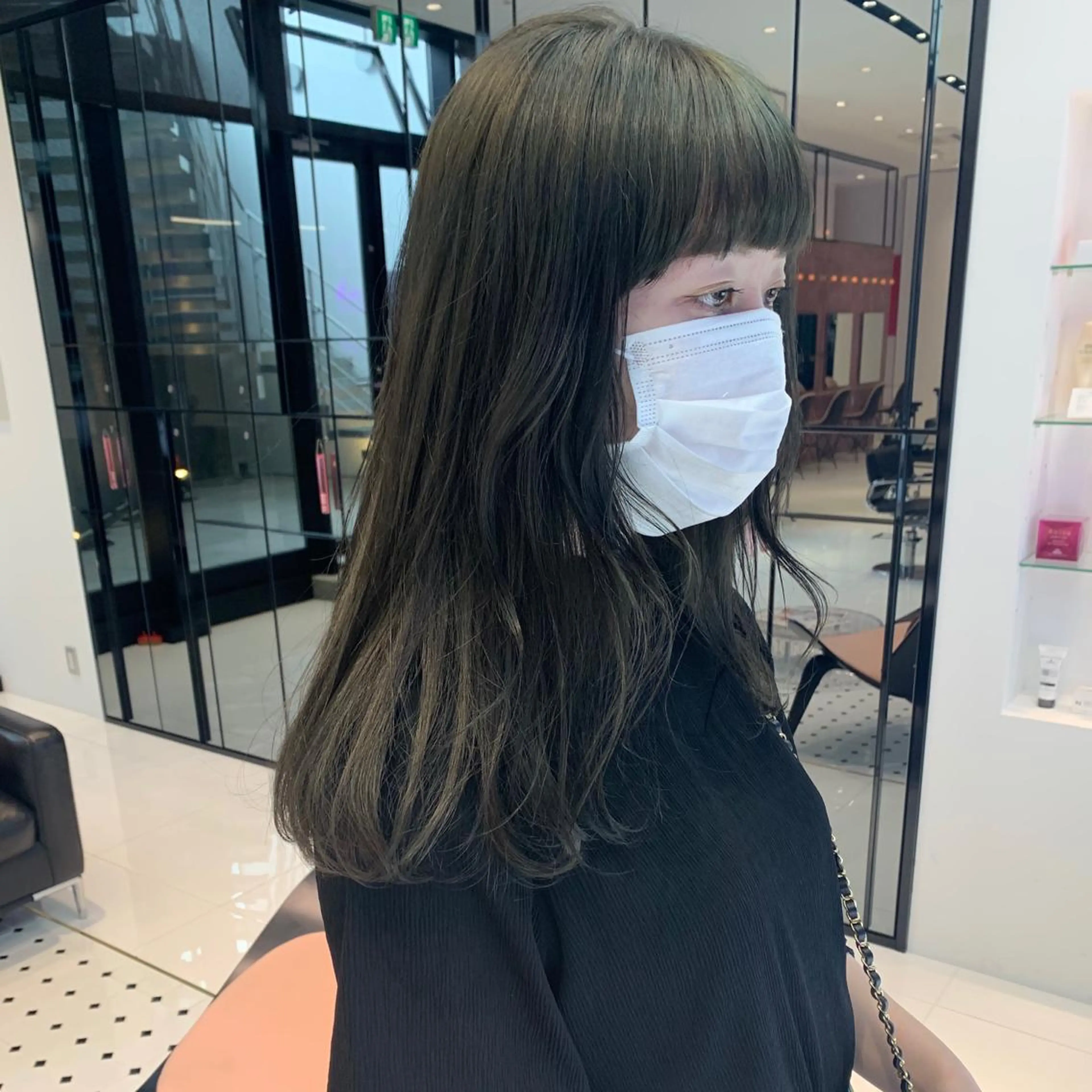 ロング カラー ハッシュカット/ハイ トーン/MANAMIのヘアスタイル