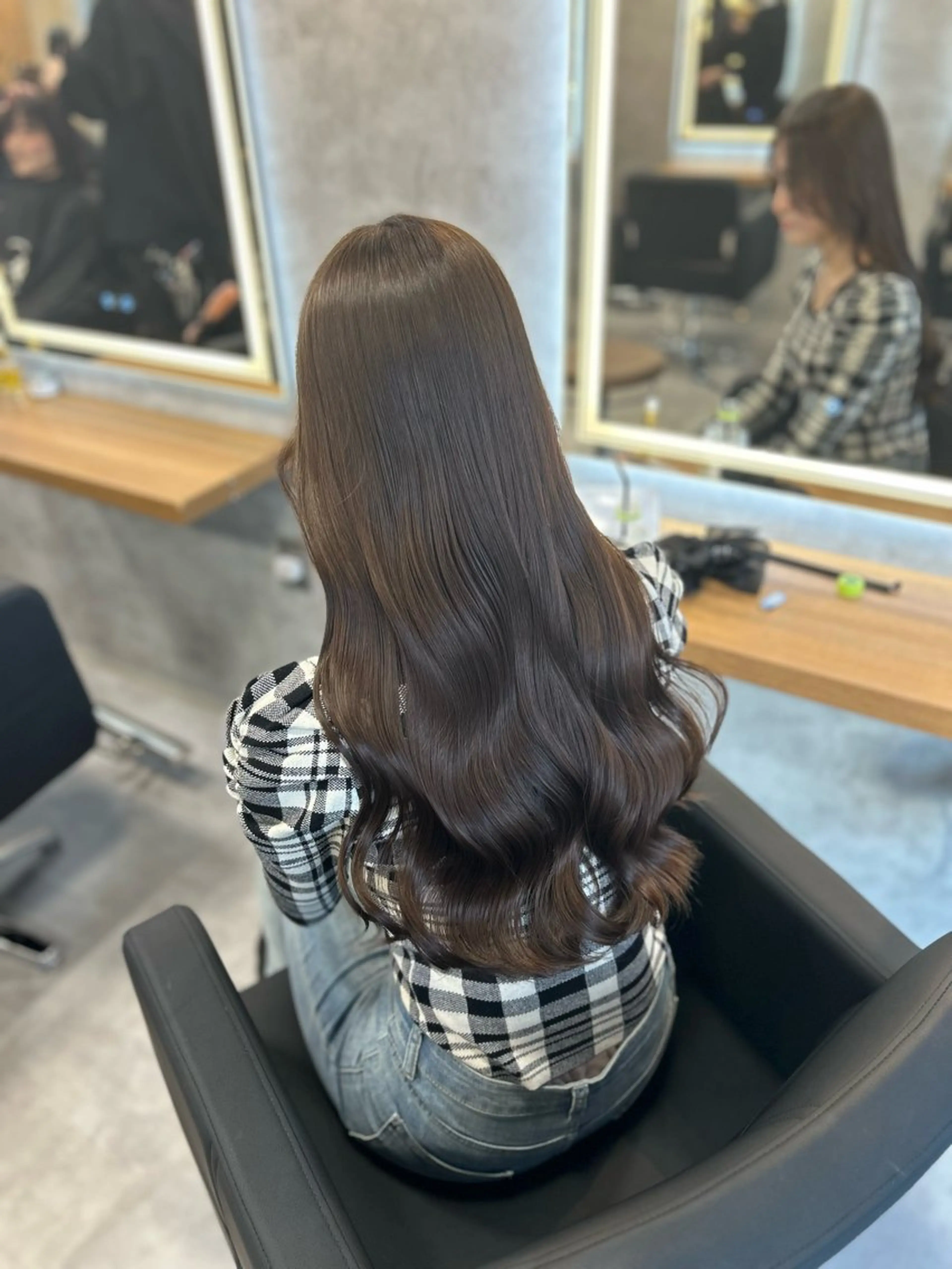 セミロング カラー ヘアアレンジ ヘアカラー トリートメント ブリーチなしの達人 🌈KAITOのヘアスタイル