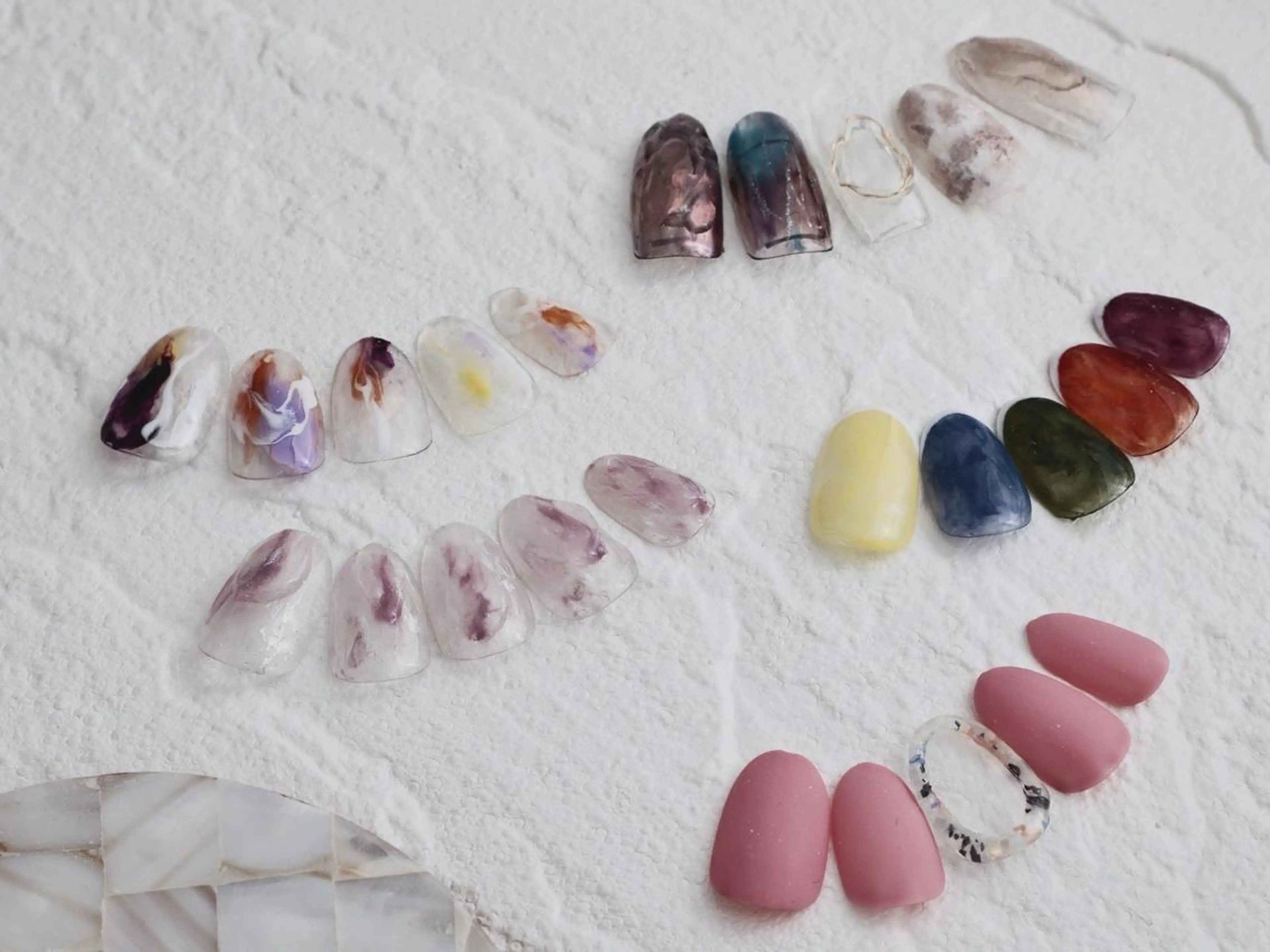 ネイル ニュアンスネイル aime 中崎町のネイルデザイン