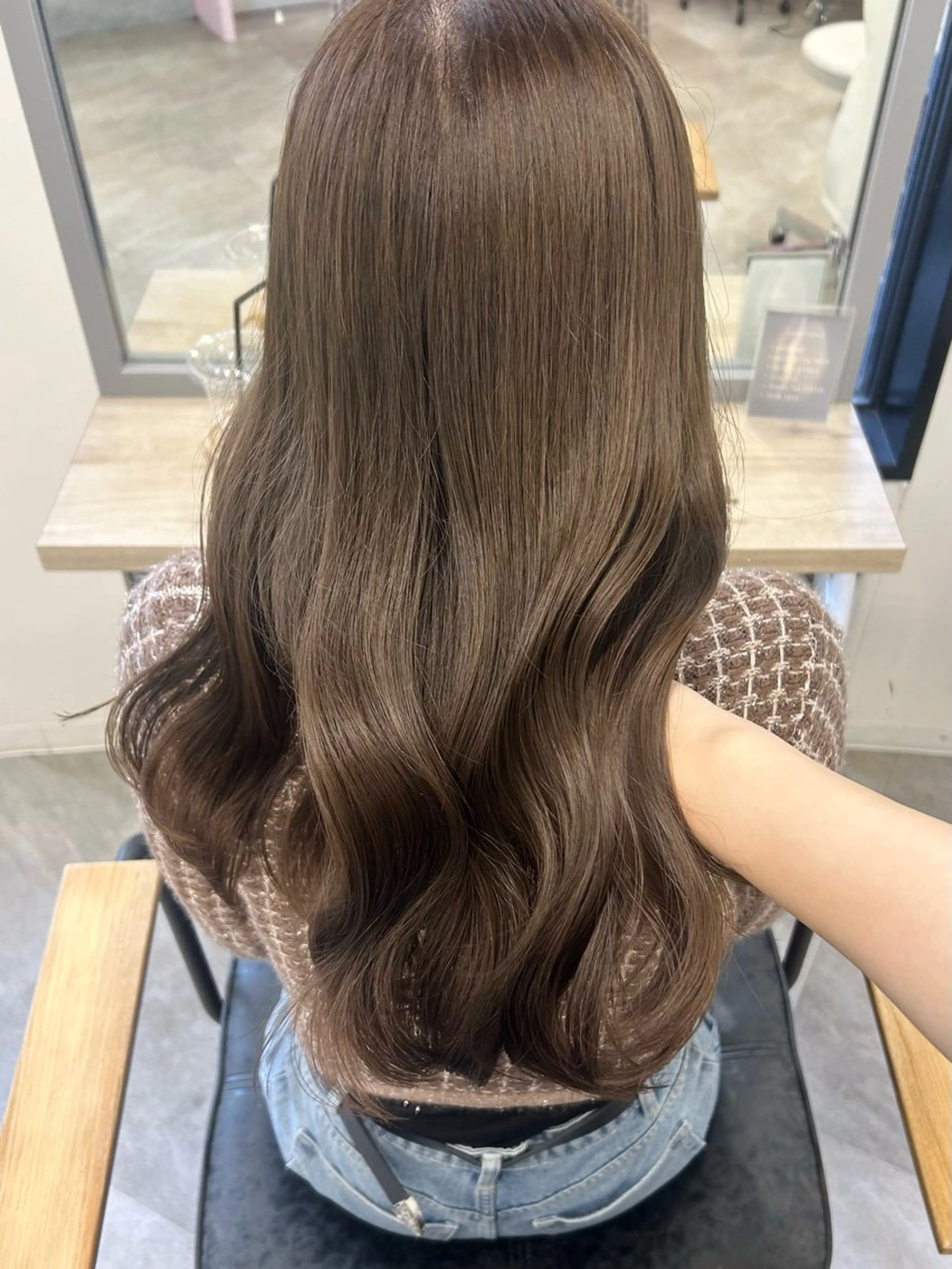 ロング カラー カット ヘアカラー トリートメント otoha✳︎ くすみカラーのヘアスタイル