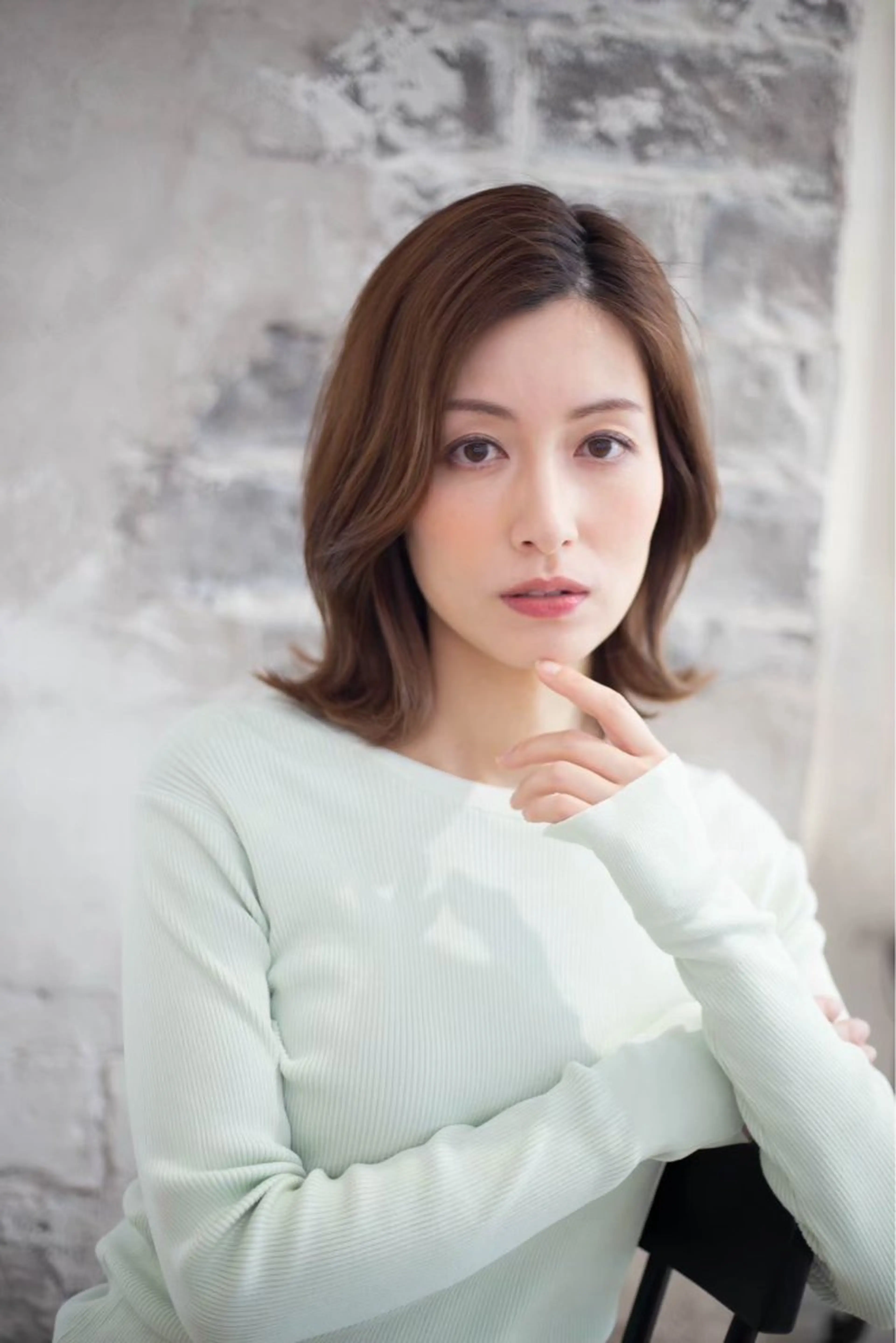 ミディアム カラー Beautism Elm所属・鐙 理子のヘアスタイル