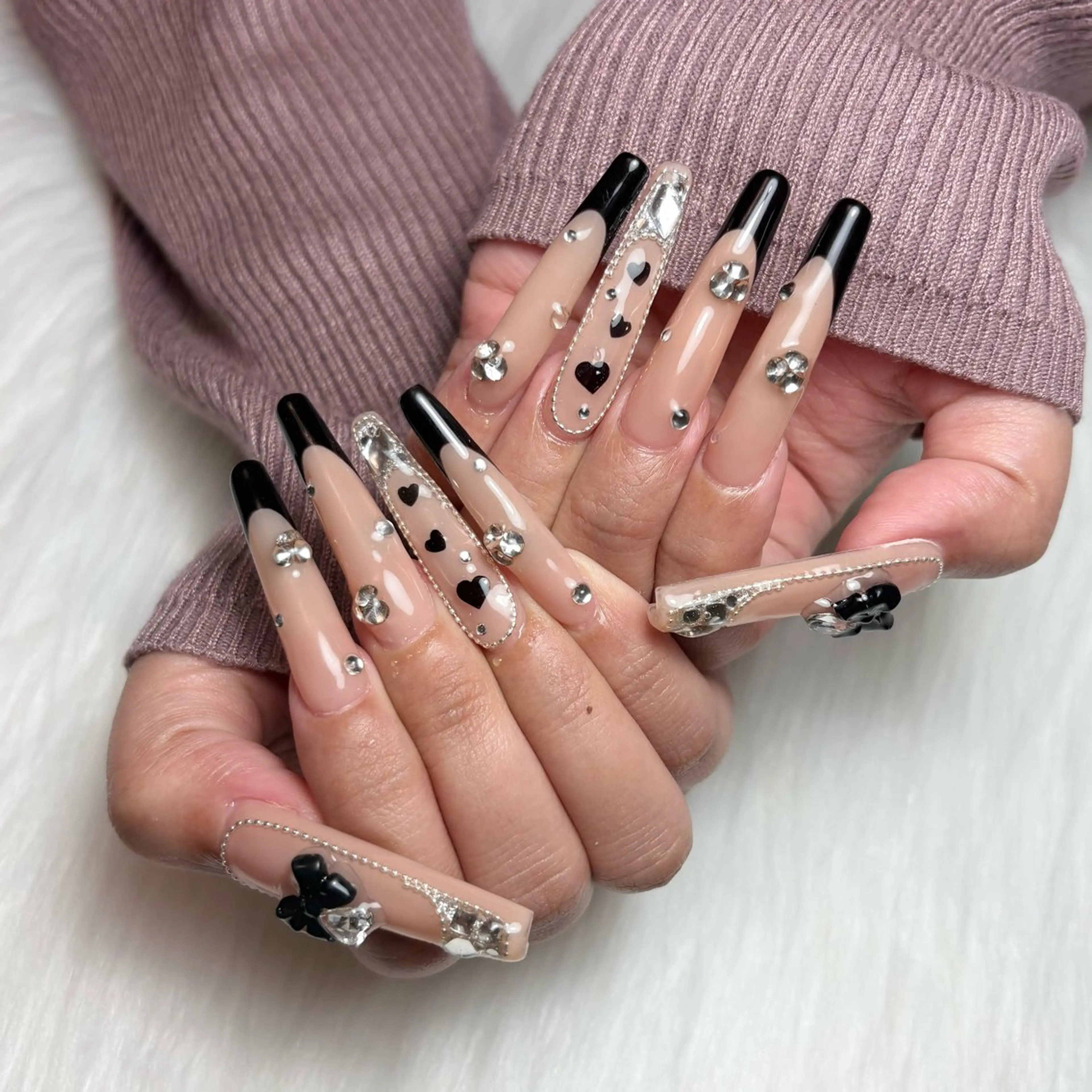 ネイル フレンチネイル ロングネイル ハンドネイル Darling nail salonのネイルデザイン