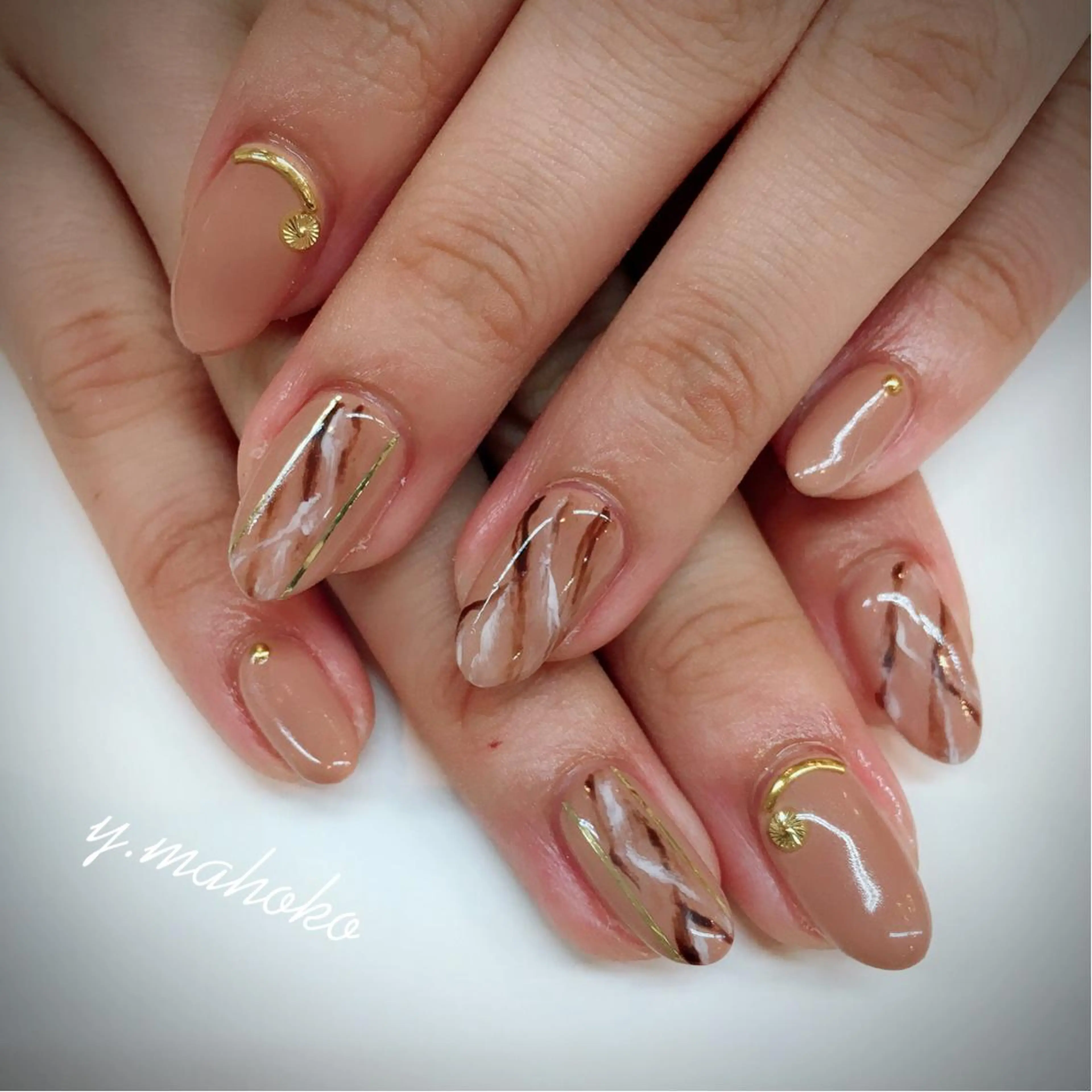 ネイル She nail studio 原宿所属・パラジェル有/ スカルプ/mahoのネイルデザイン