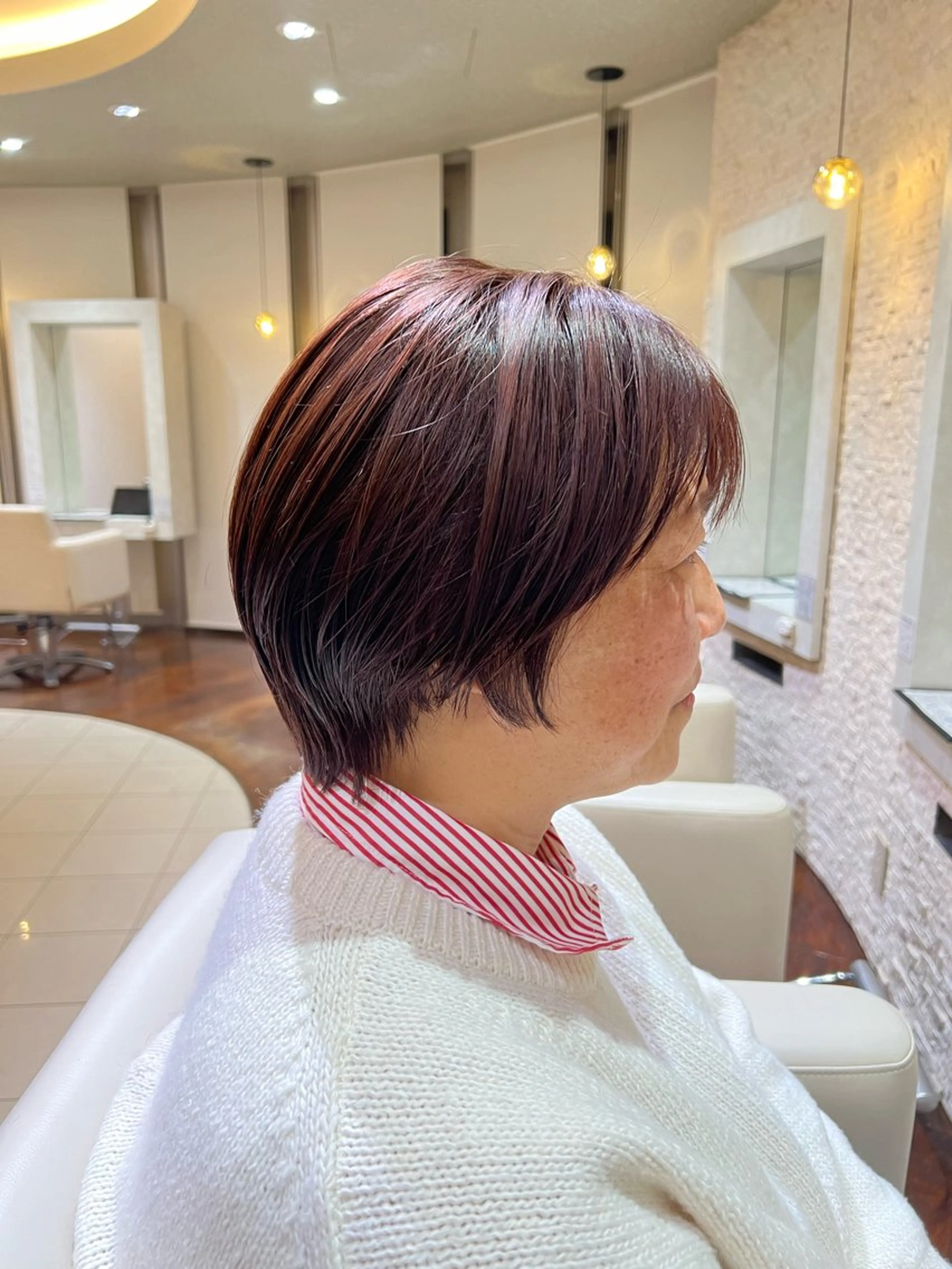 ショート ピンクブラウン ショートヘア いぐちしょうた🫧 VISAGEbaskのヘアスタイル