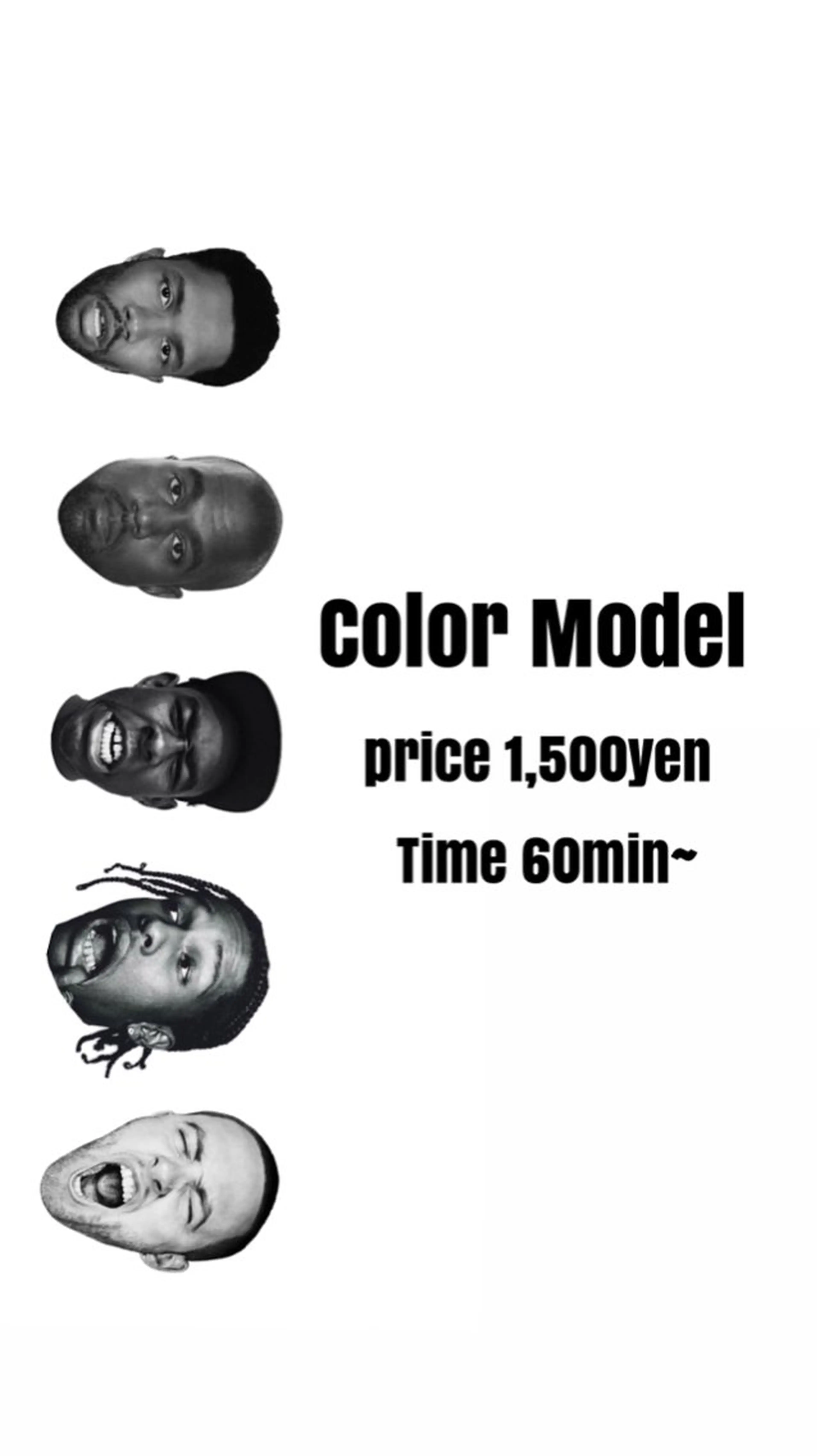 モデル価格✨️メンズカラーの写真