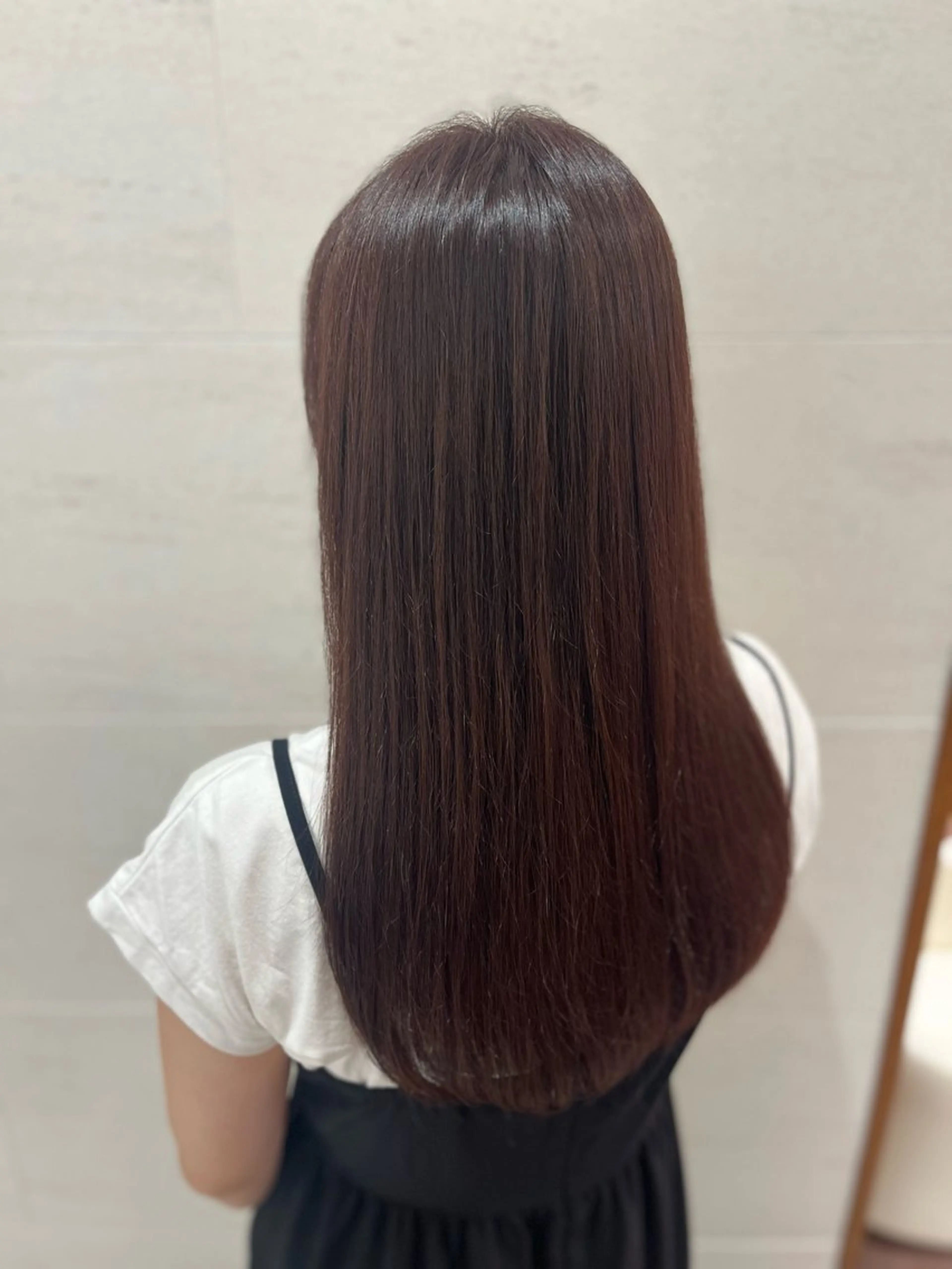 カラー全体 ＋ 保湿トリートメント [マイクロバブル付] 白髪染めOKの写真