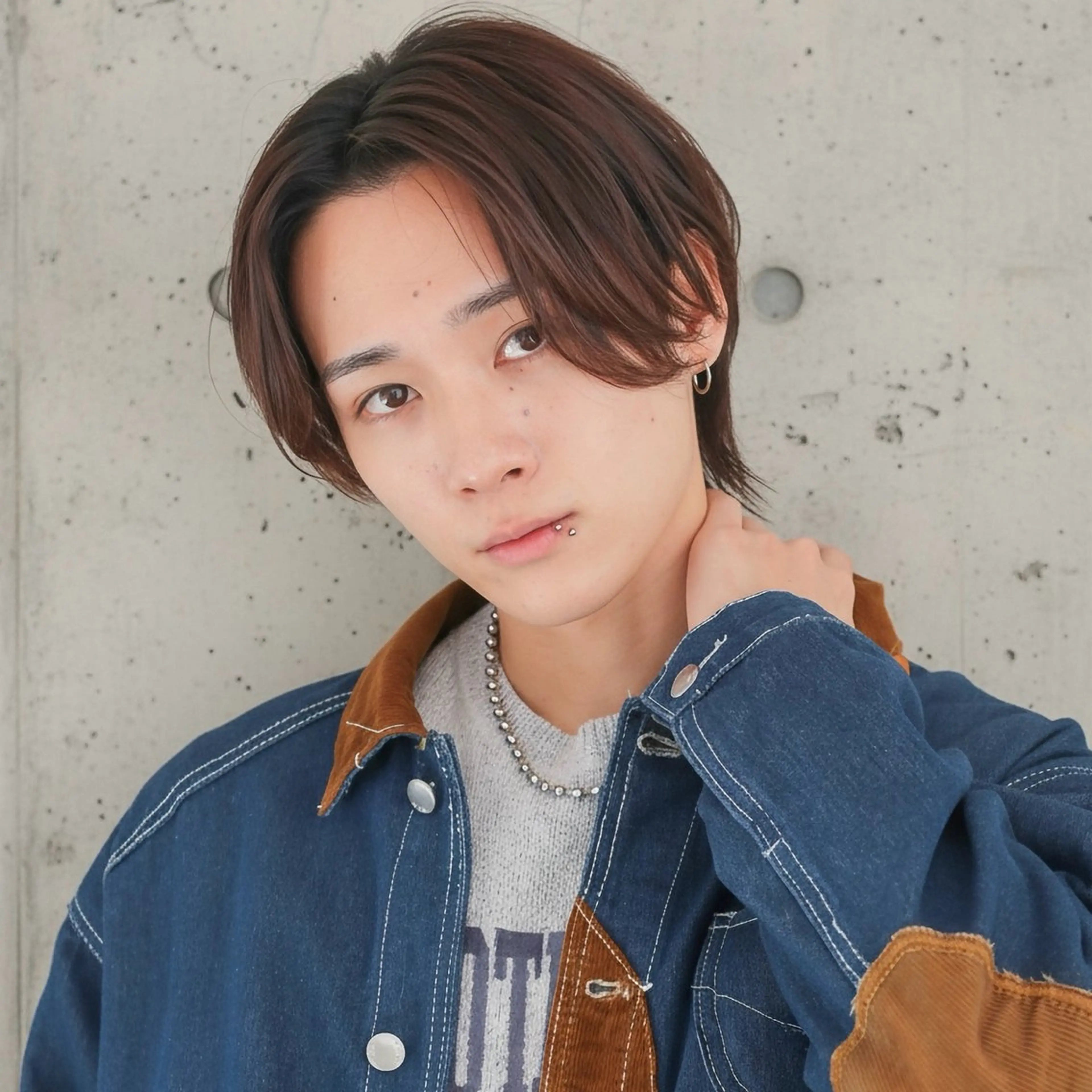 ミディアム カラー メンズ 田窪 珠妃のヘアスタイル