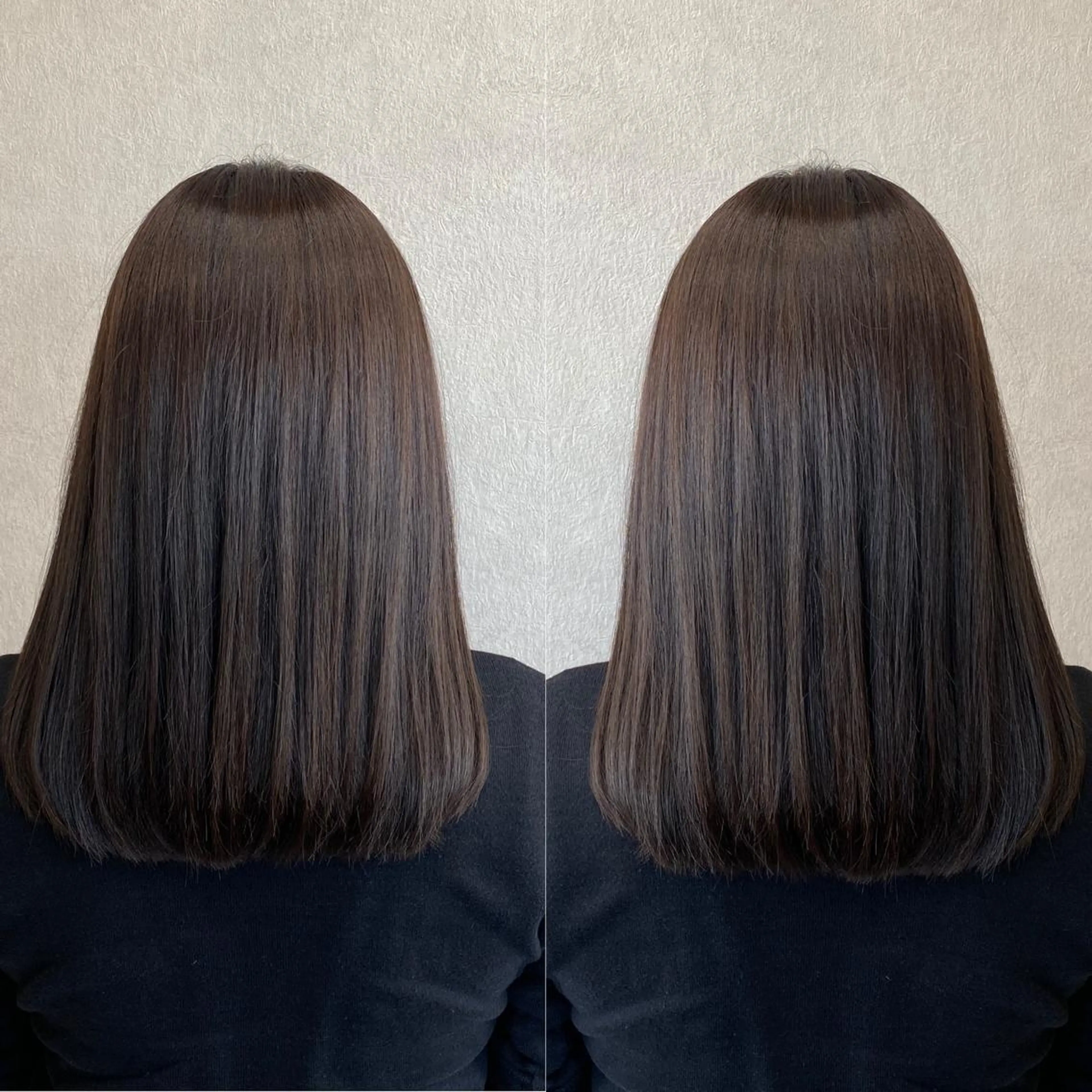 セミロング カラー カット トリートメント tocca 💜石田愛結💜のヘアスタイル