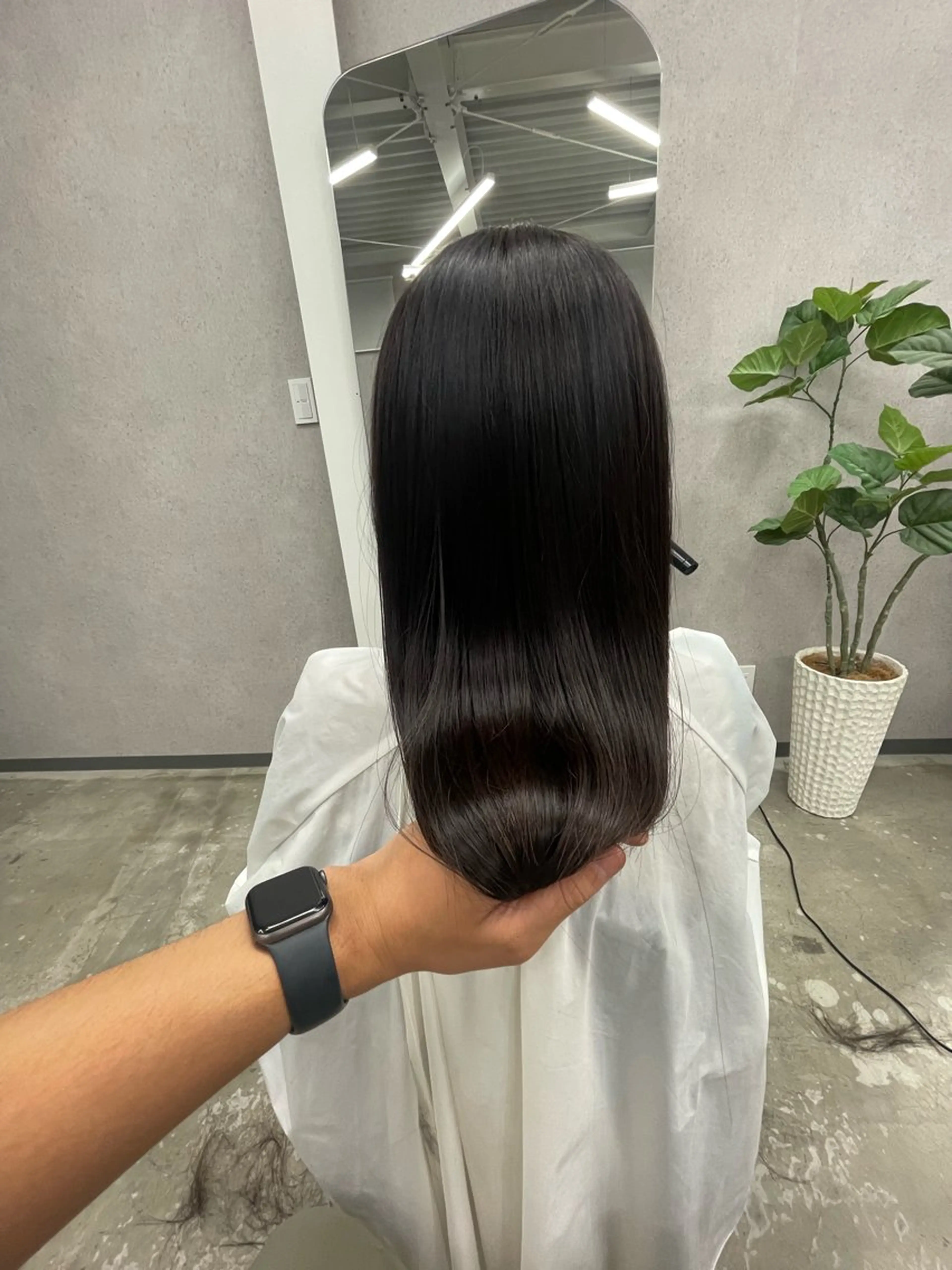 ロング 髪質改善 縮毛矯正 縮毛矯正 LITA hair所属・鄭 弘志のヘアスタイル