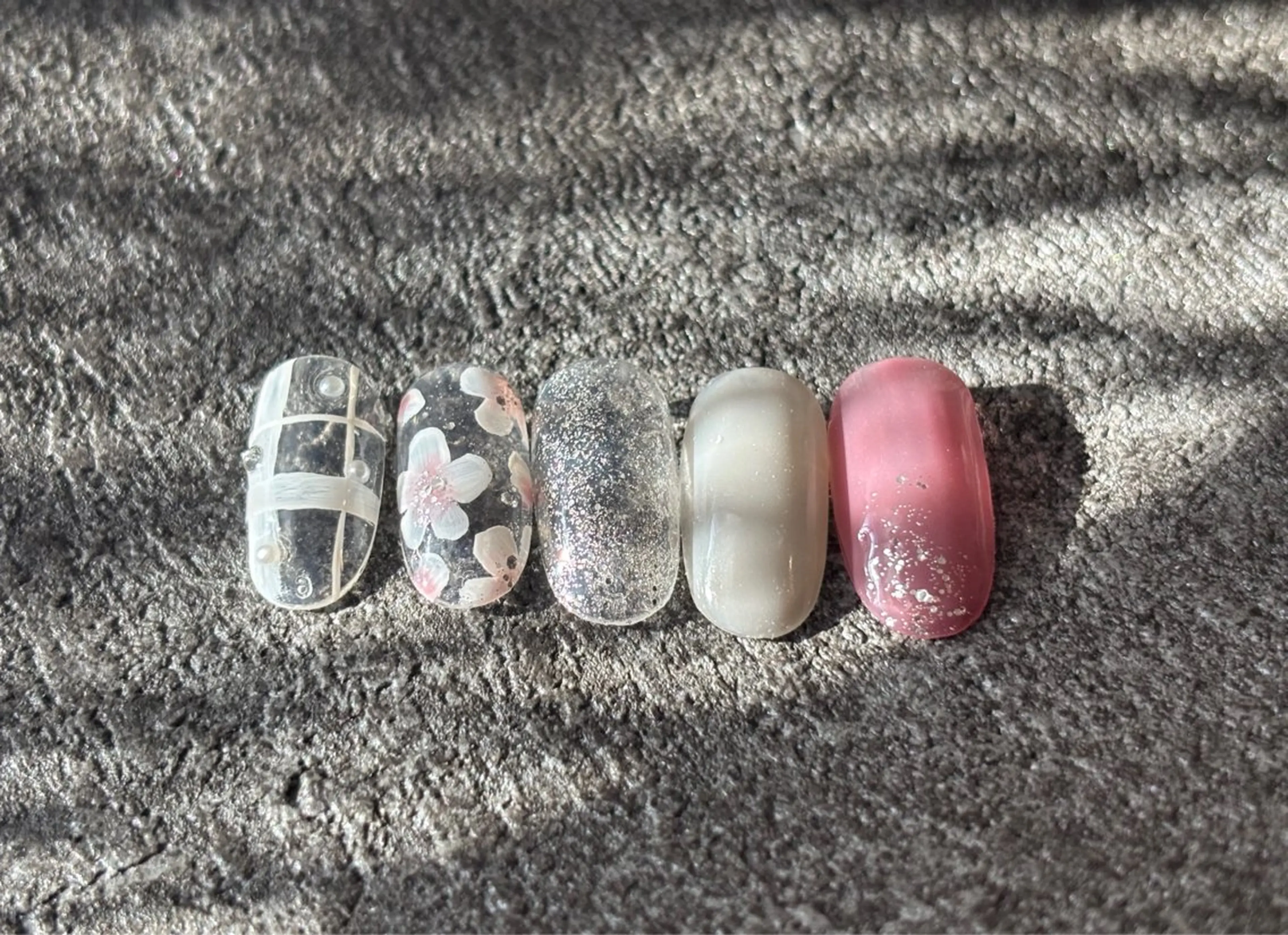 ネイル ジェルネイル 韓国ネイル ピンク 春ネイル ワンホンネイル ハンドネイル Shanti所属・Shanti🩵 NARITAのネイルデザイン