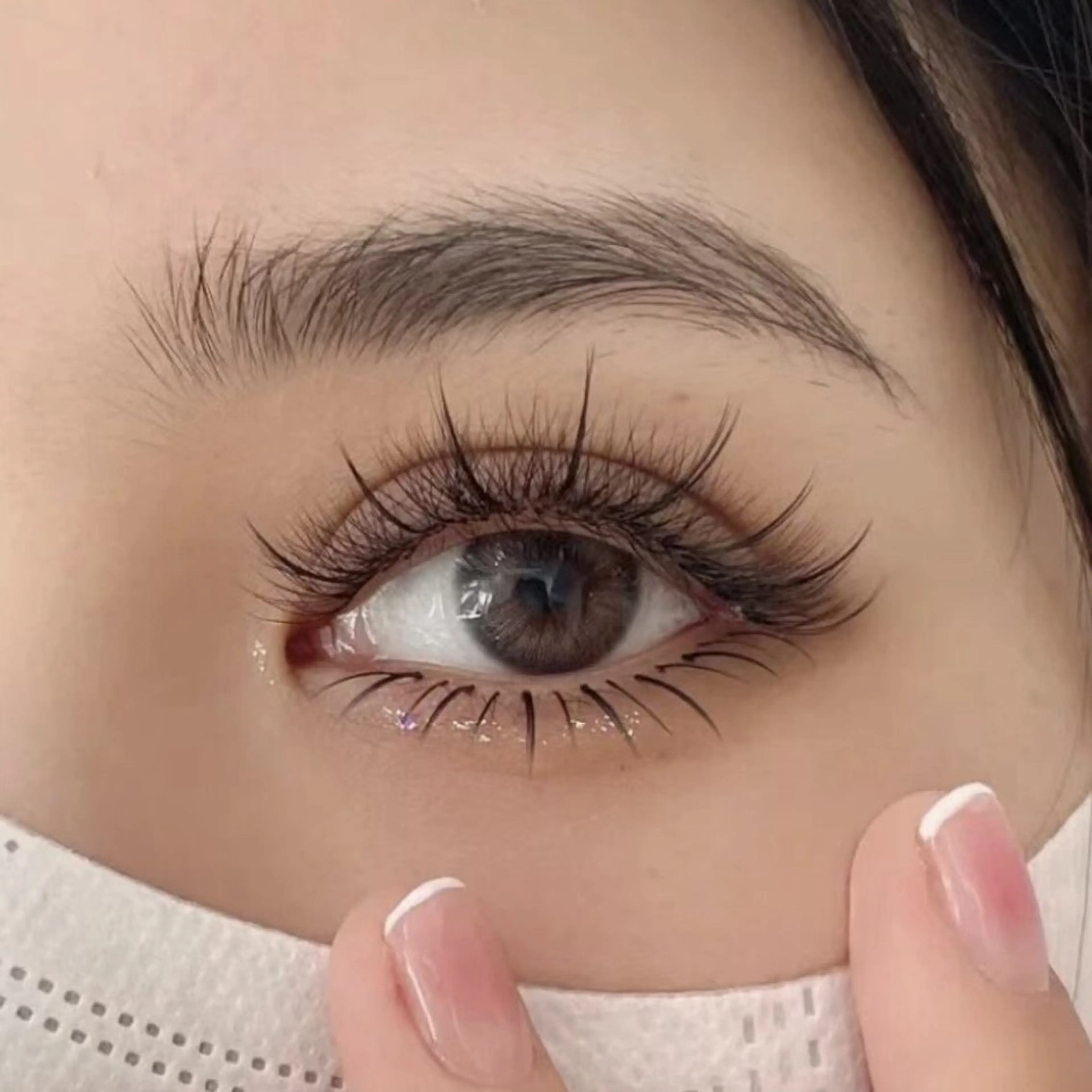 マツエク・マツパ 束感まつ毛 カラーマツエク フラットラッシュ パリジェンヌラッシュリフト まつげパーマ マツエク 竹田 あきのマツエク・マツパデザイン