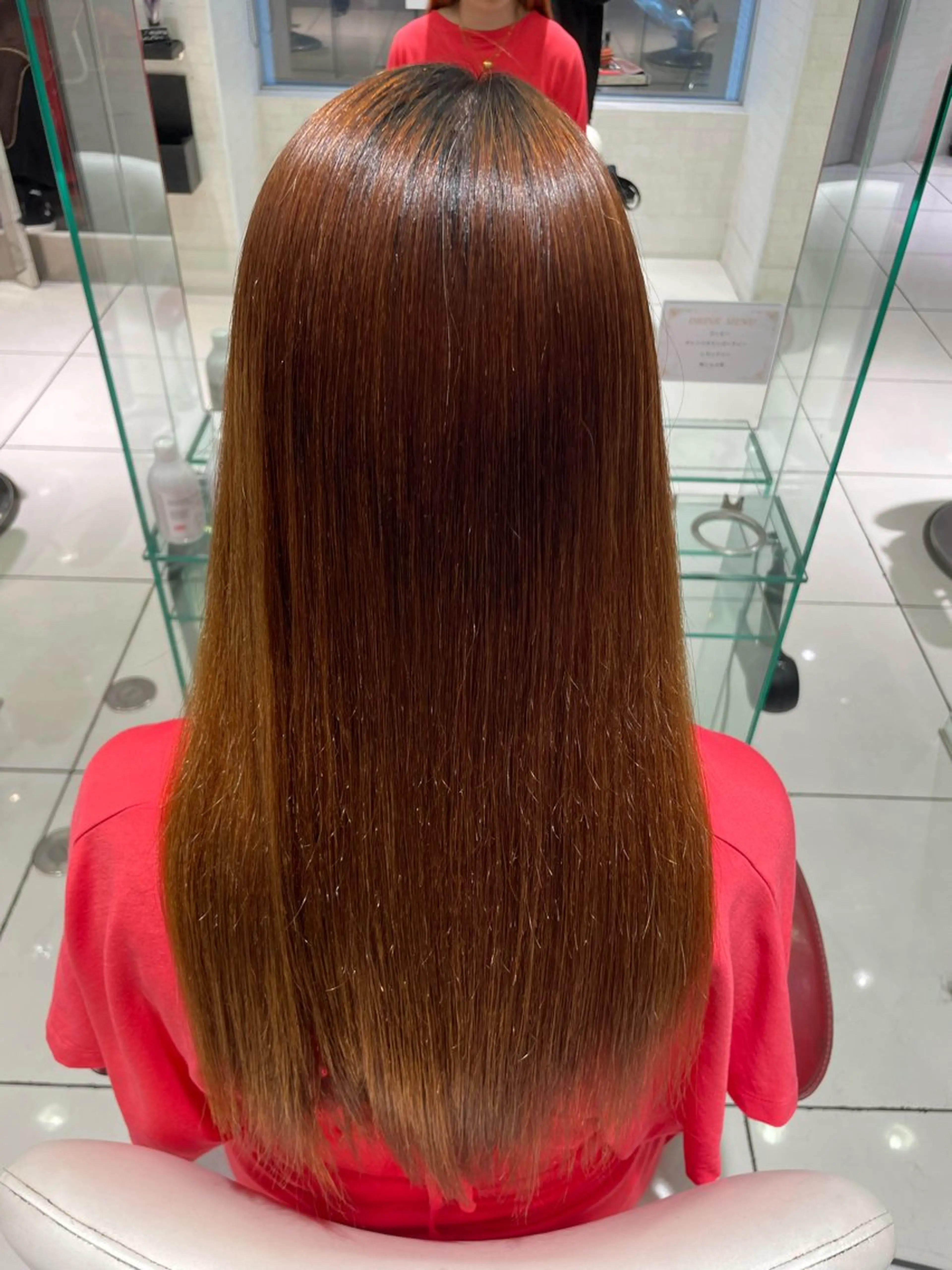 ロング 髪質改善 カット 縮毛矯正 トリートメント 💈髪質改善特化💈 岡田 侑輝のヘアスタイル