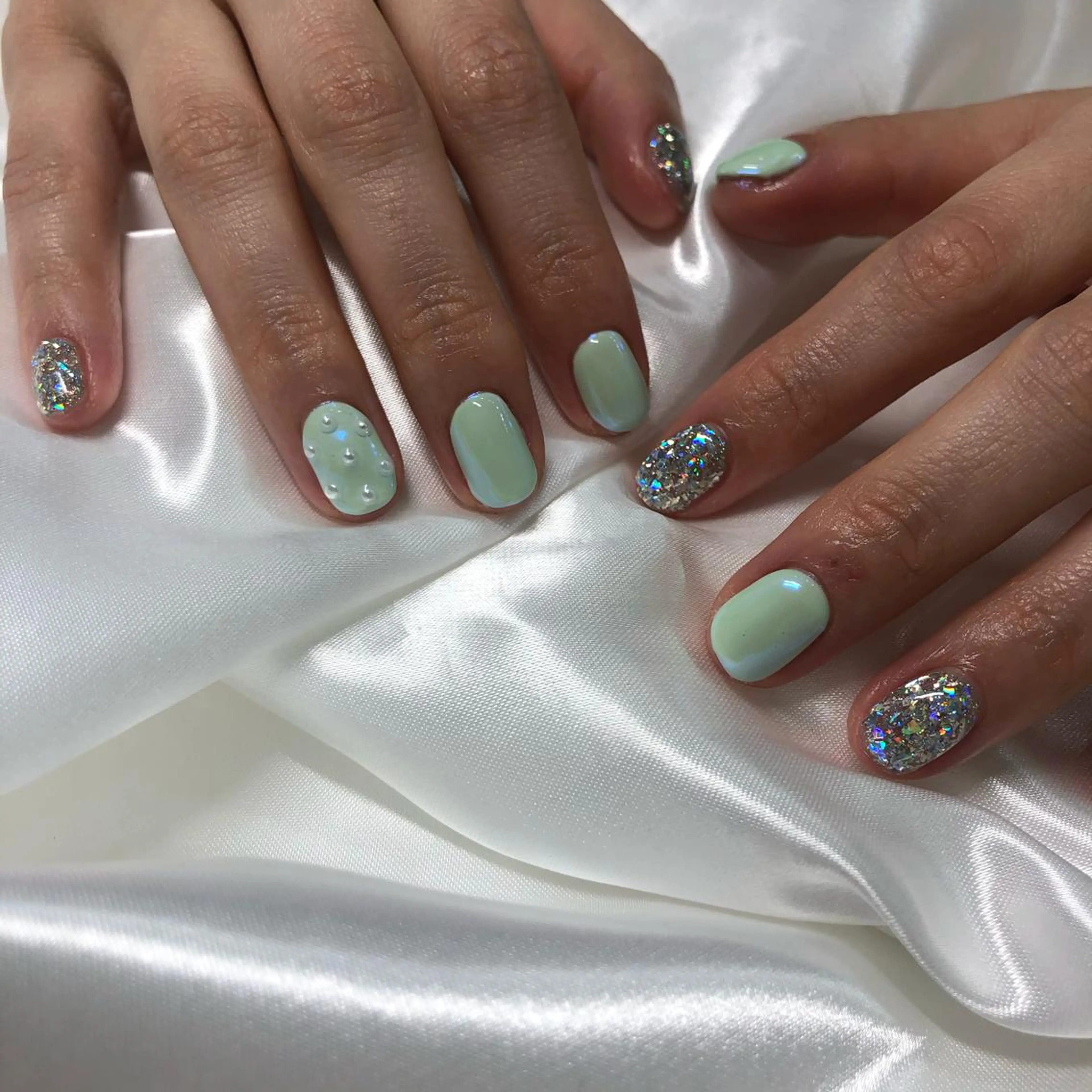 ネイル ハンドネイル nailsalon Lithos所属・nailsalon Recontreのネイルデザイン
