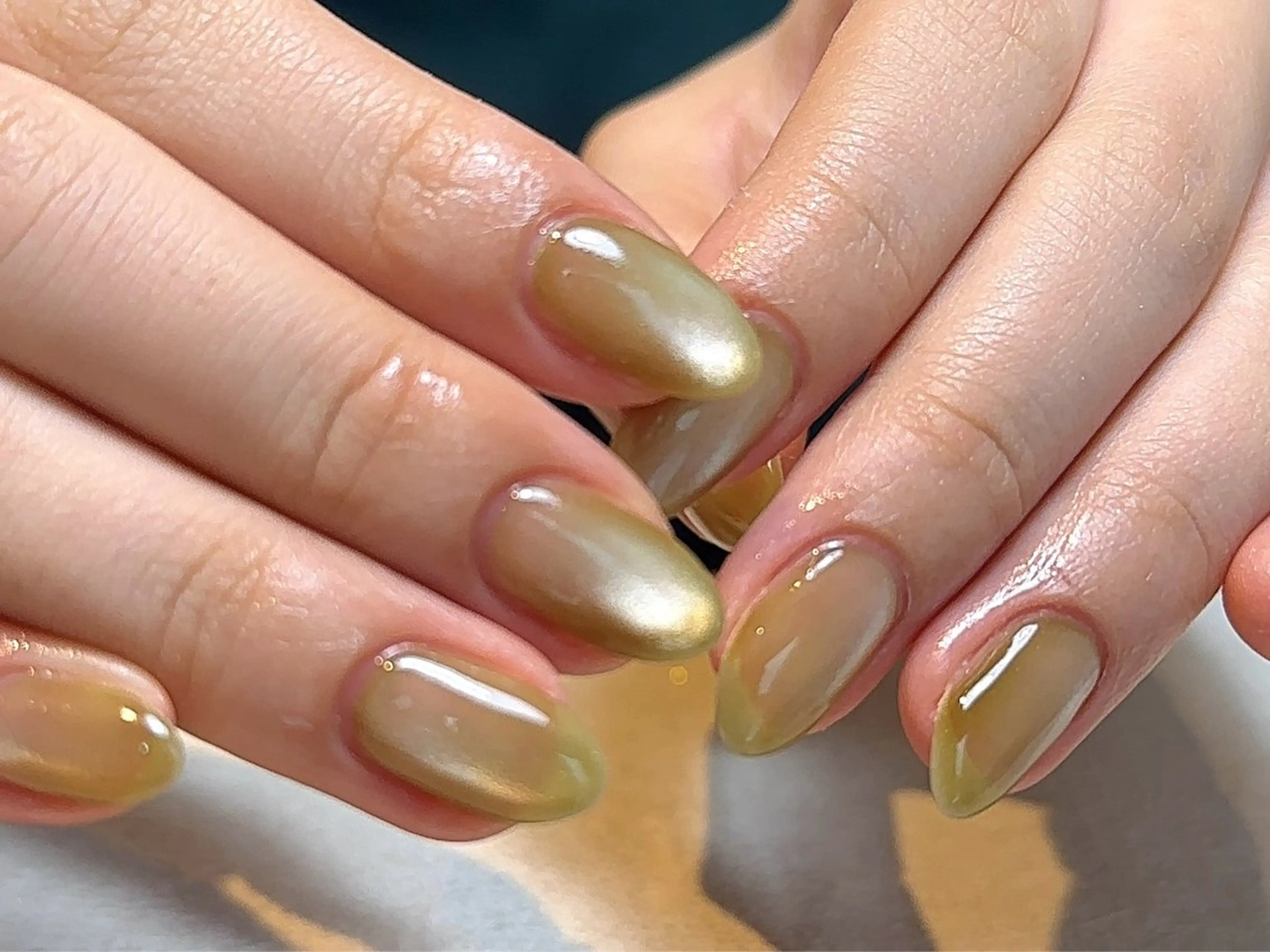 ネイル マグネットネイル マグネットワンカラー ワンカラーネイル raku nail浦和【ラクネイル】所属・raku  nail 【ラクネイル】のネイルデザイン