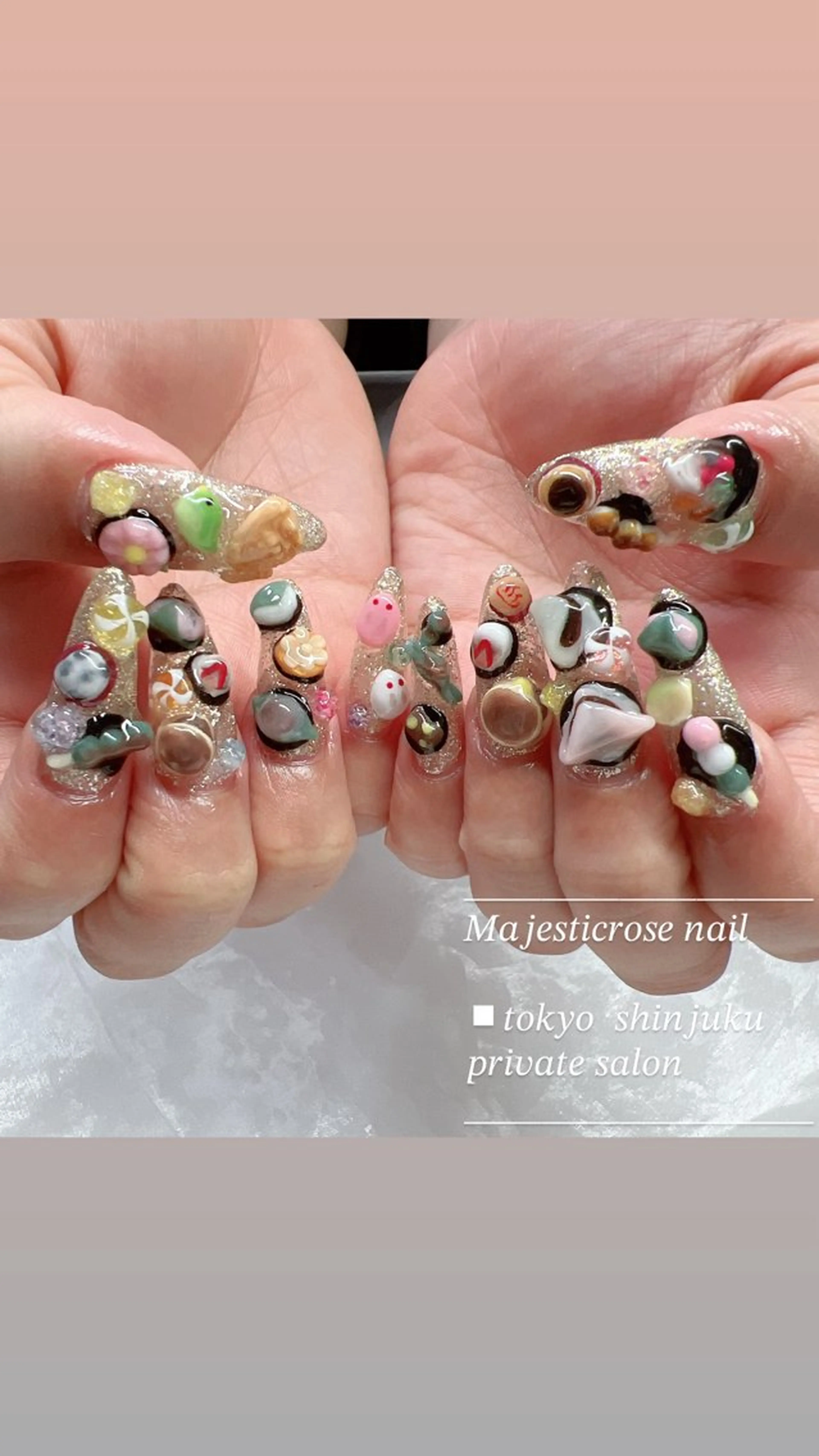 ネイル Rire_eye+beauty_nail所属・Rire_ nail_yukiのネイルデザイン