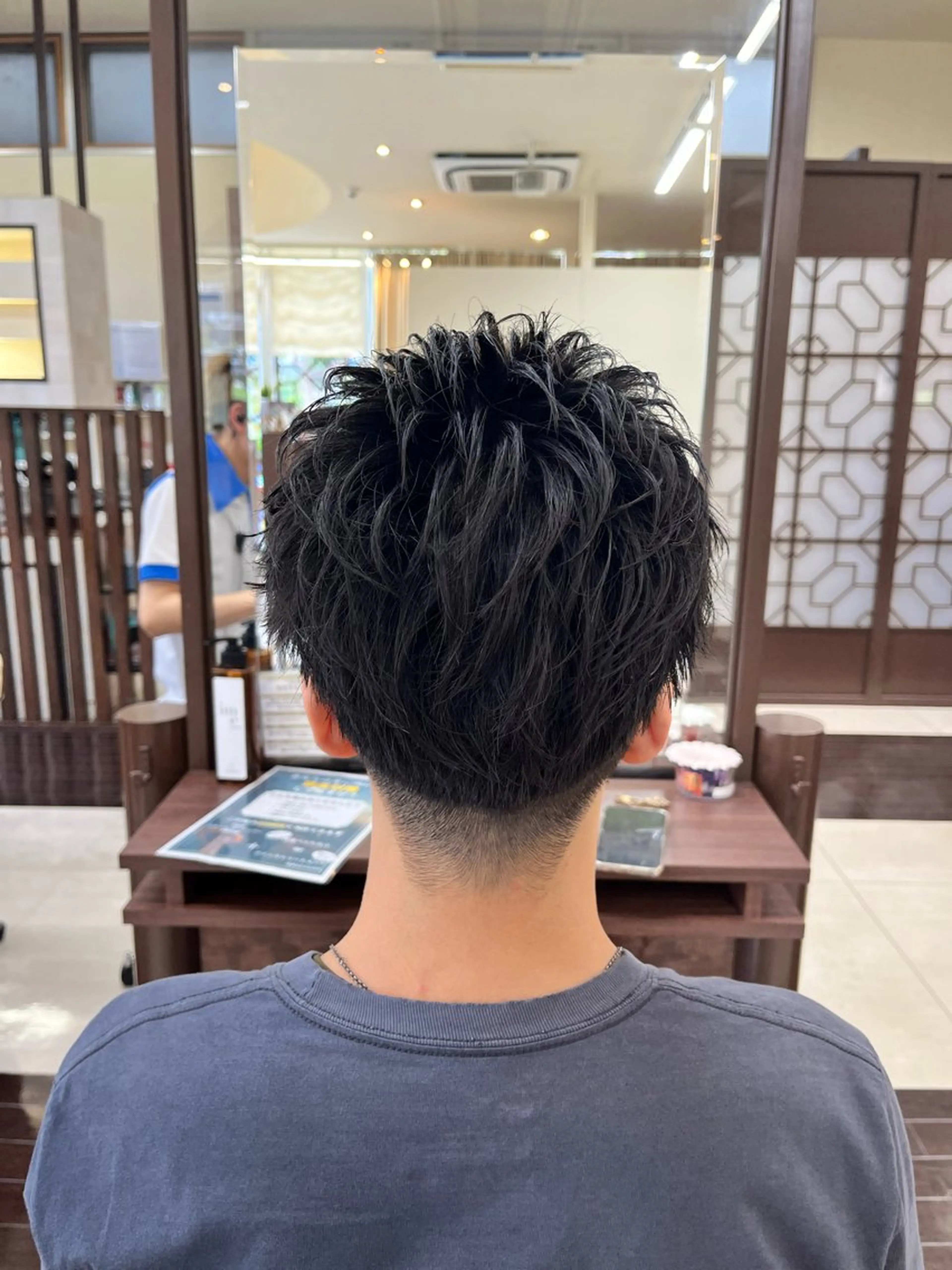 ショート メンズ オールバック 刈り上げ ショートヘア AROH  men's cut&men's perm 船橋店所属・🧊メンズ特化🧊 高木航希のヘアスタイル