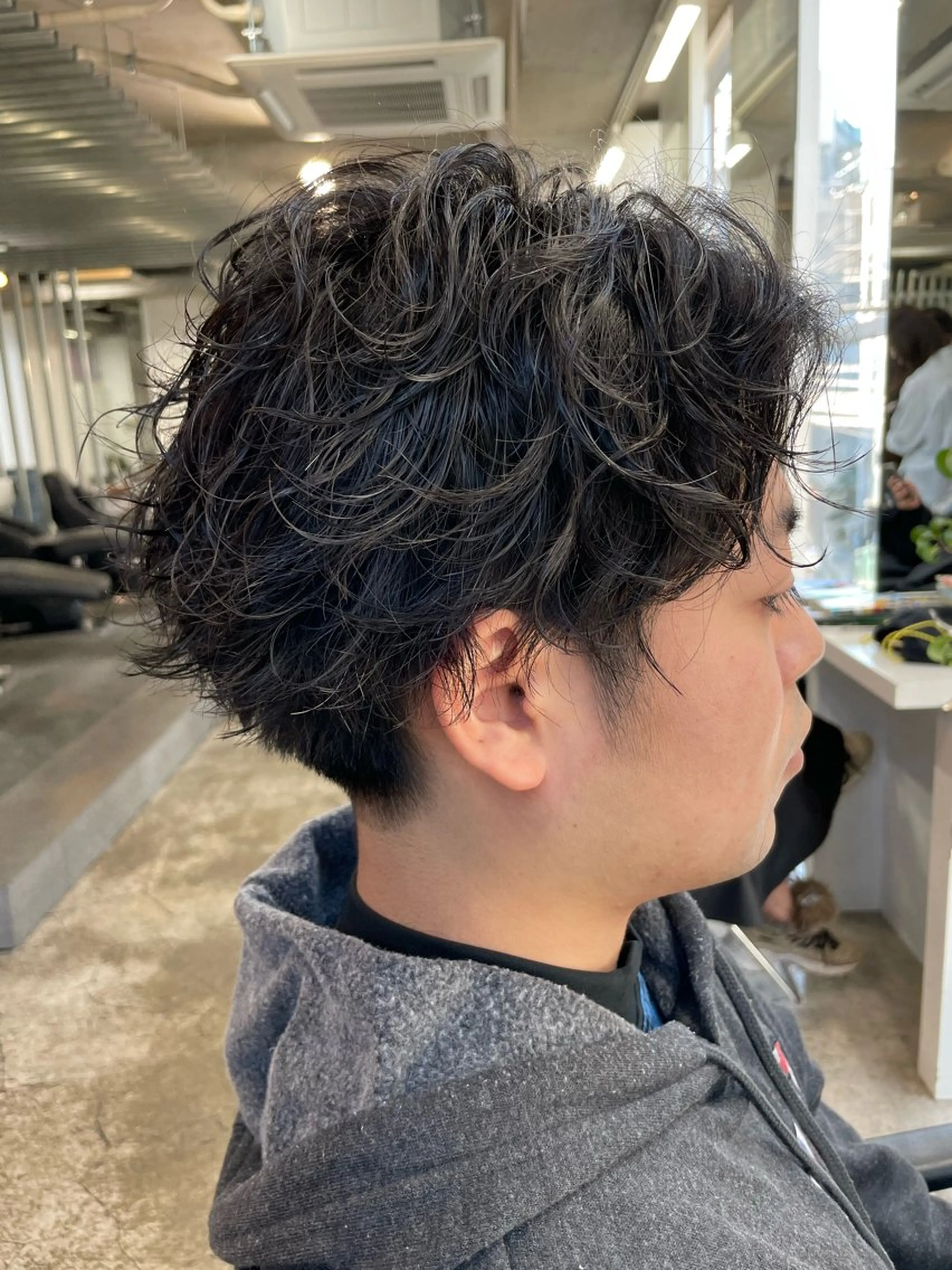 パーマ 【メンズパーマ】比嘉 啓人のヘアスタイル