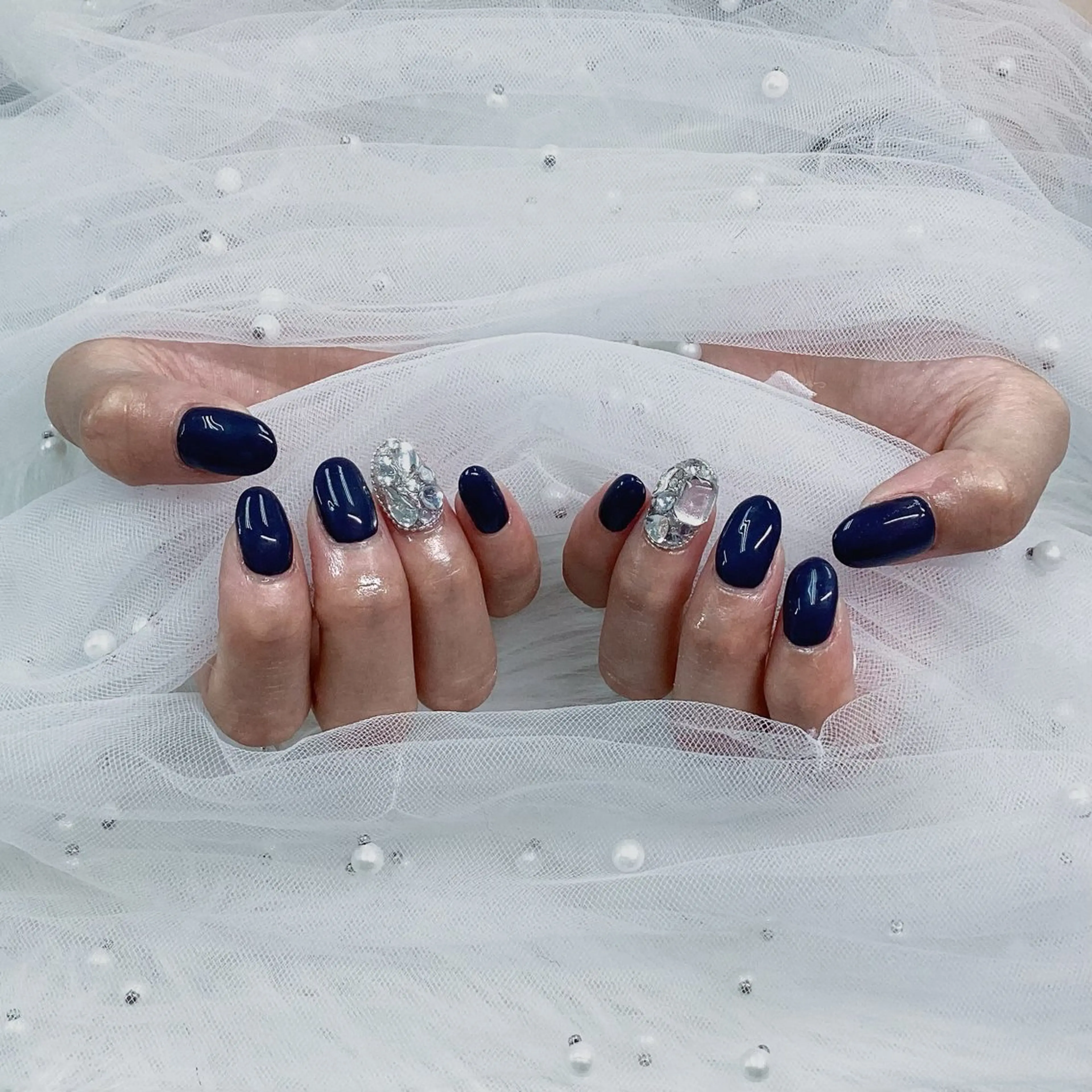 ネイル パーツ全部¥110 サロンミミのネイルデザイン