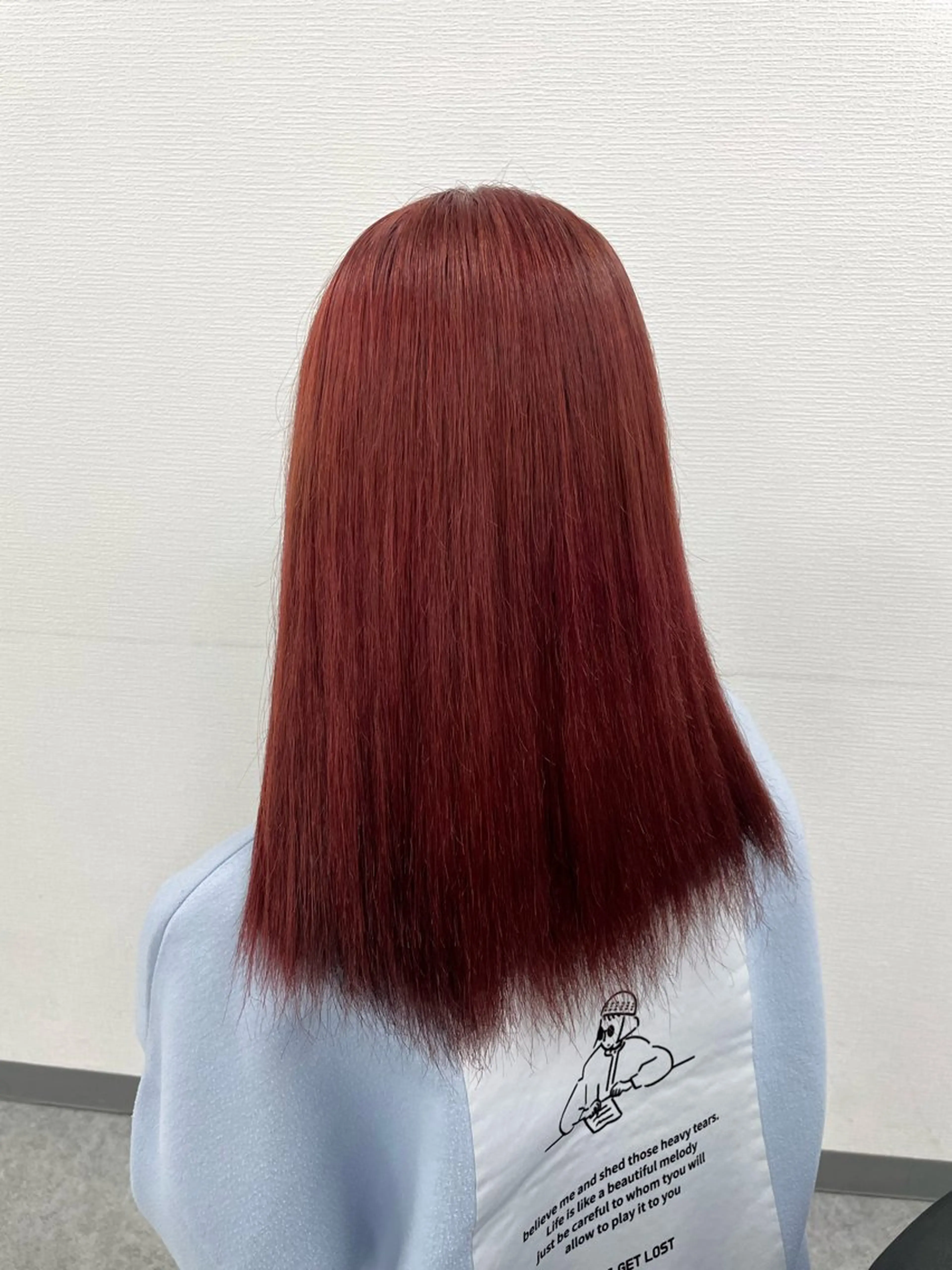 ロング カラー ヘアカラー トリートメント ヘッドスパ ヘアセット ❄最強かわいいカラー ❄️MINA❄️のヘアスタイル